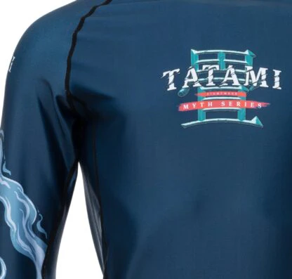 T-shirt de Compressoin Eco Tatami Fightwear Myth Series Dragon - Bleu - Image 5