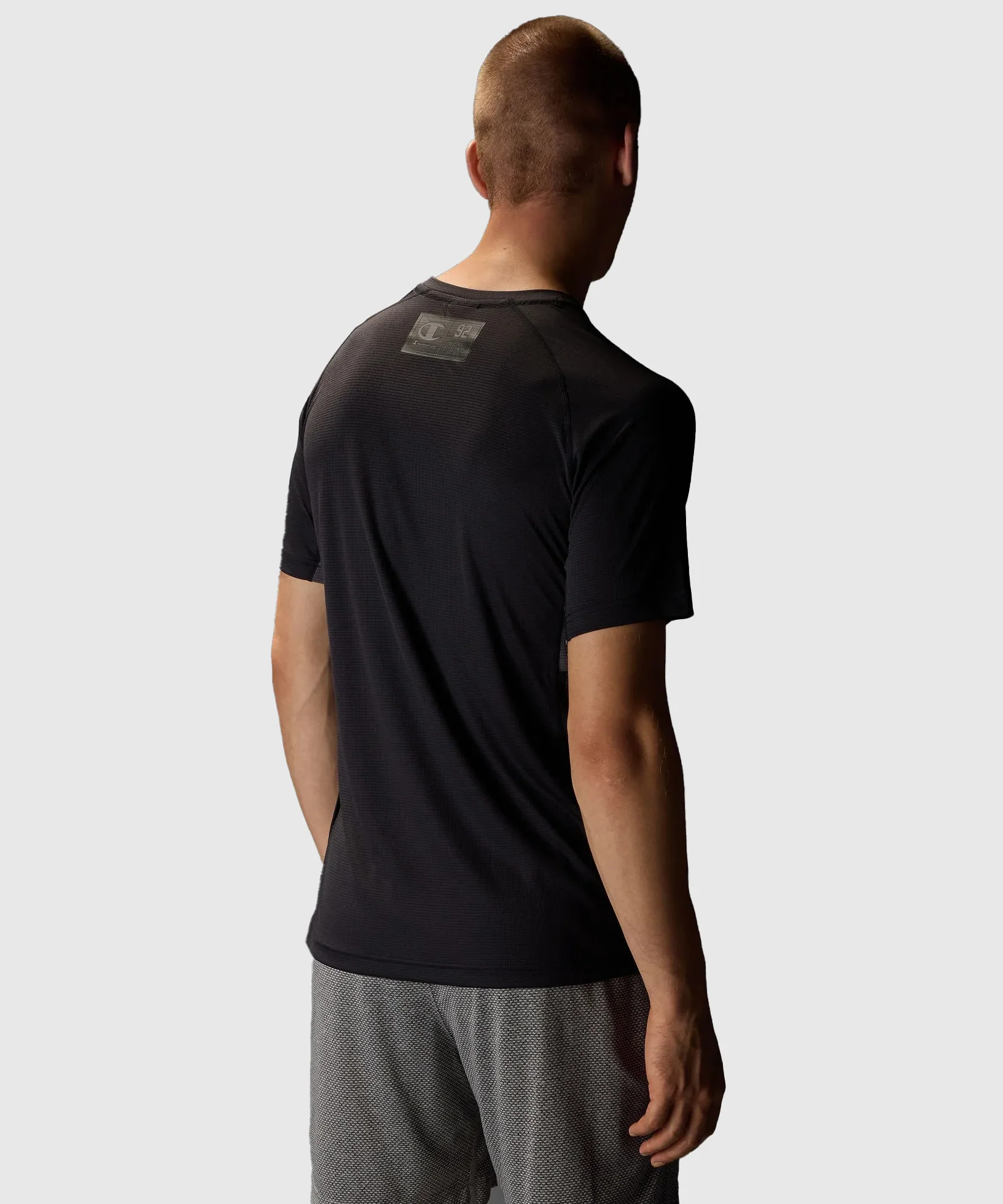 T-Shirt De Sport Champion Sportif Ergonomique - Noir/Gris - Image 4