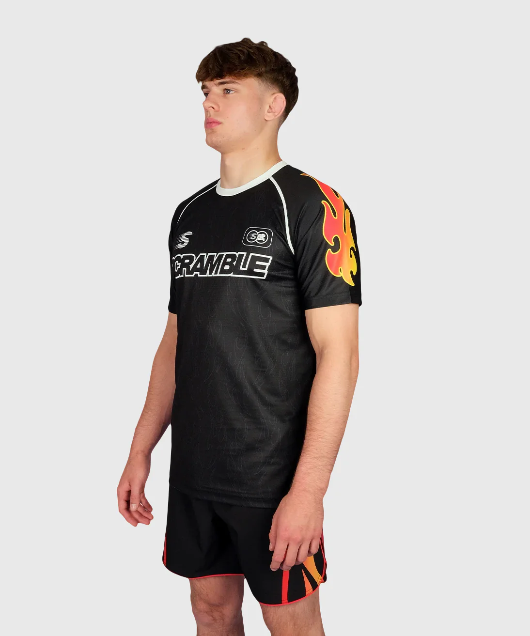 T-shirt D'Entrainement Dorai 1998 Fire - Noir/Rouge - Image 3