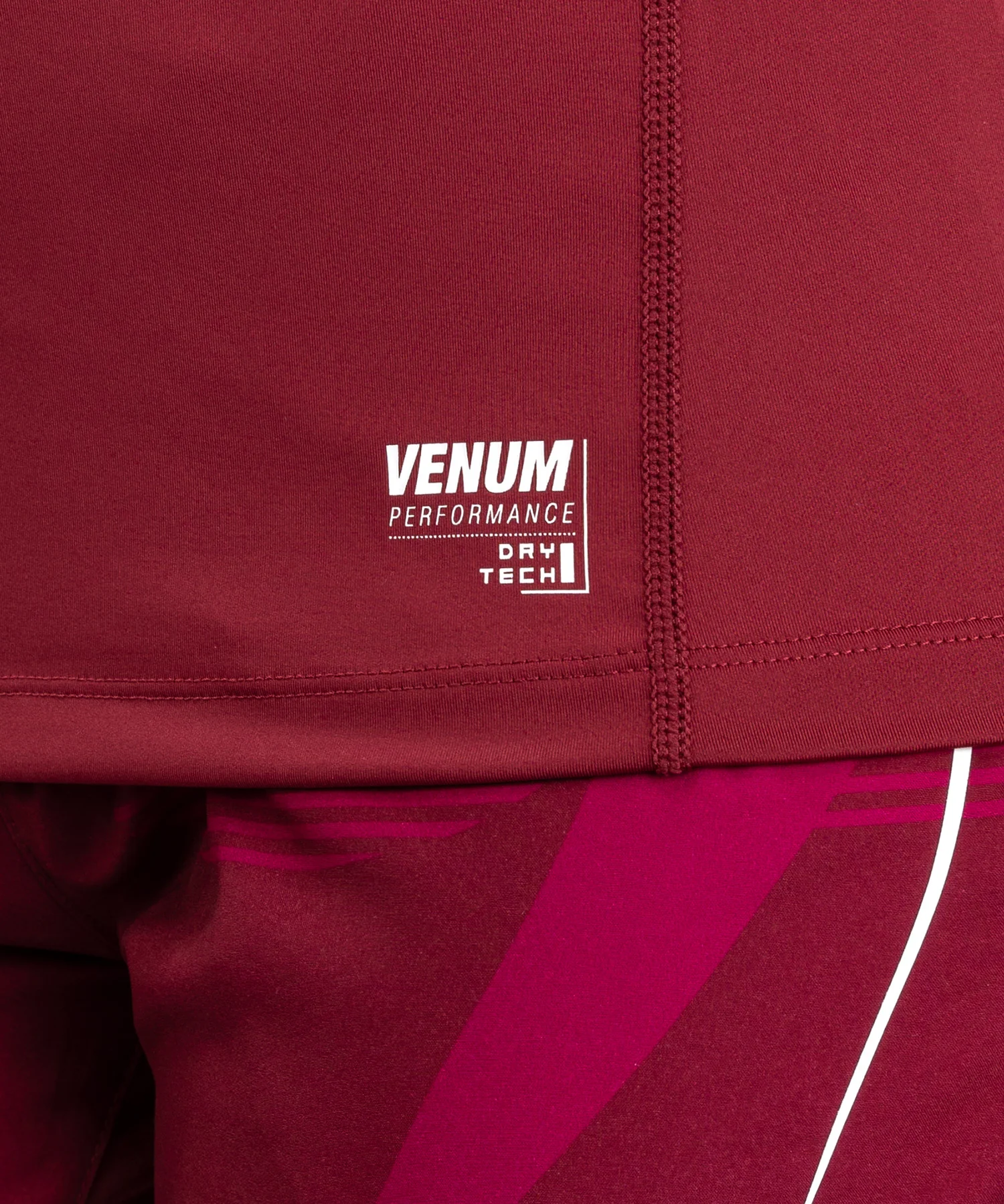 T-shirt Dry-Tech Femme Venum Adrenaline – Bordeaux/Rose - Image 5