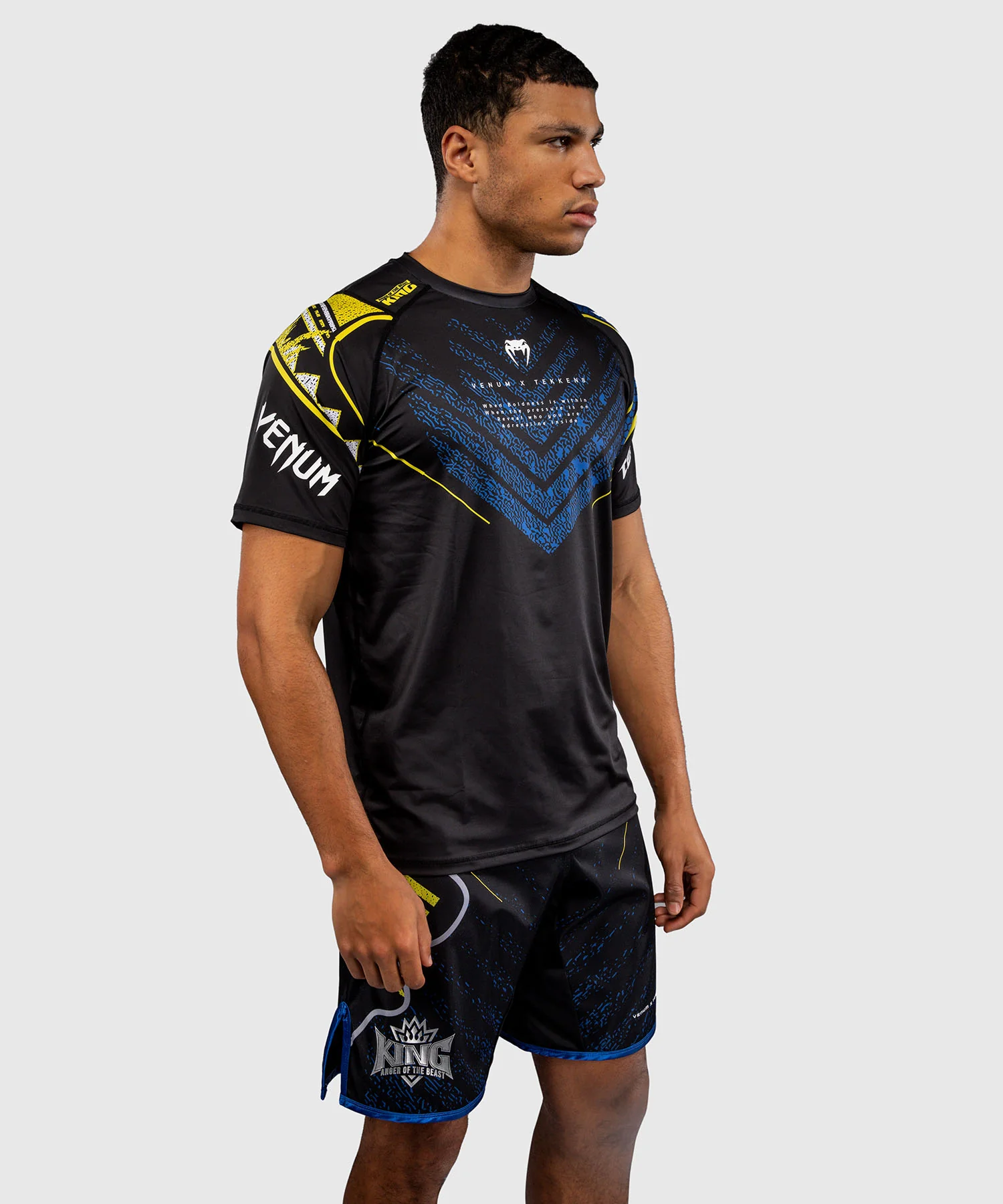 T-shirt Dry Tech King Venum x TEKKEN 8 - Noir/Jaune - Image 2
