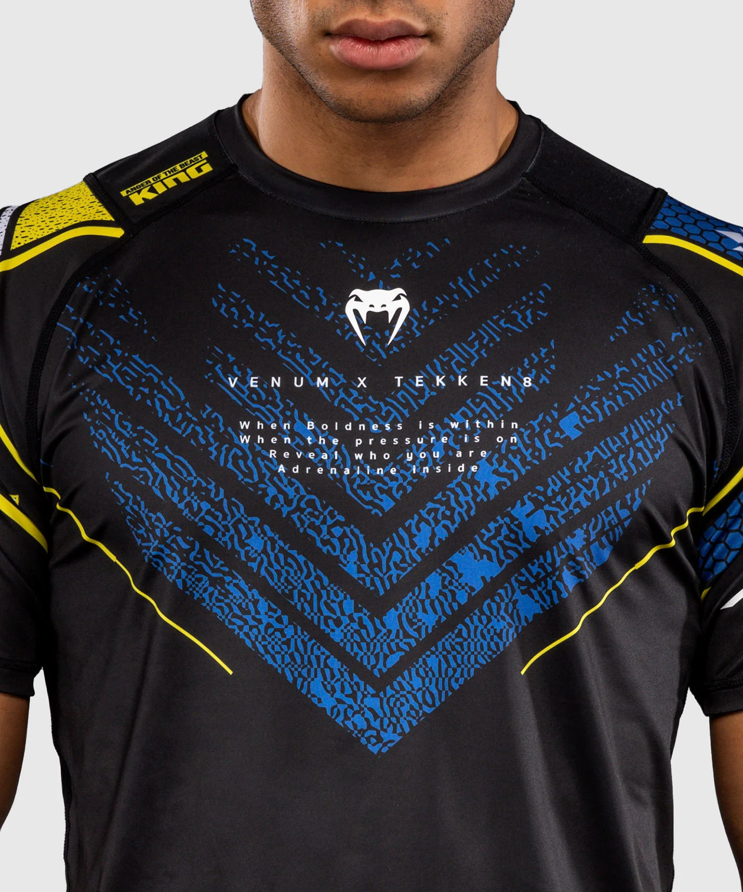 T-shirt Dry Tech King Venum x TEKKEN 8 - Noir/Jaune - Image 5