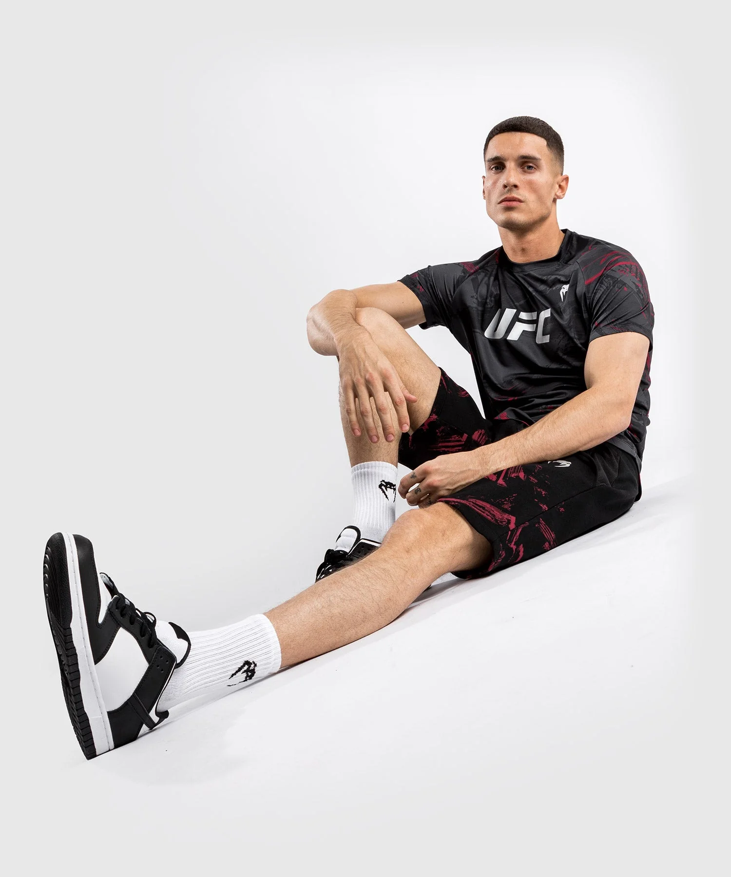 T-shirt Dry Tech Manches Courtes Homme UFC Venum Authentic Fight Week 2.0 - Noir - Image 5