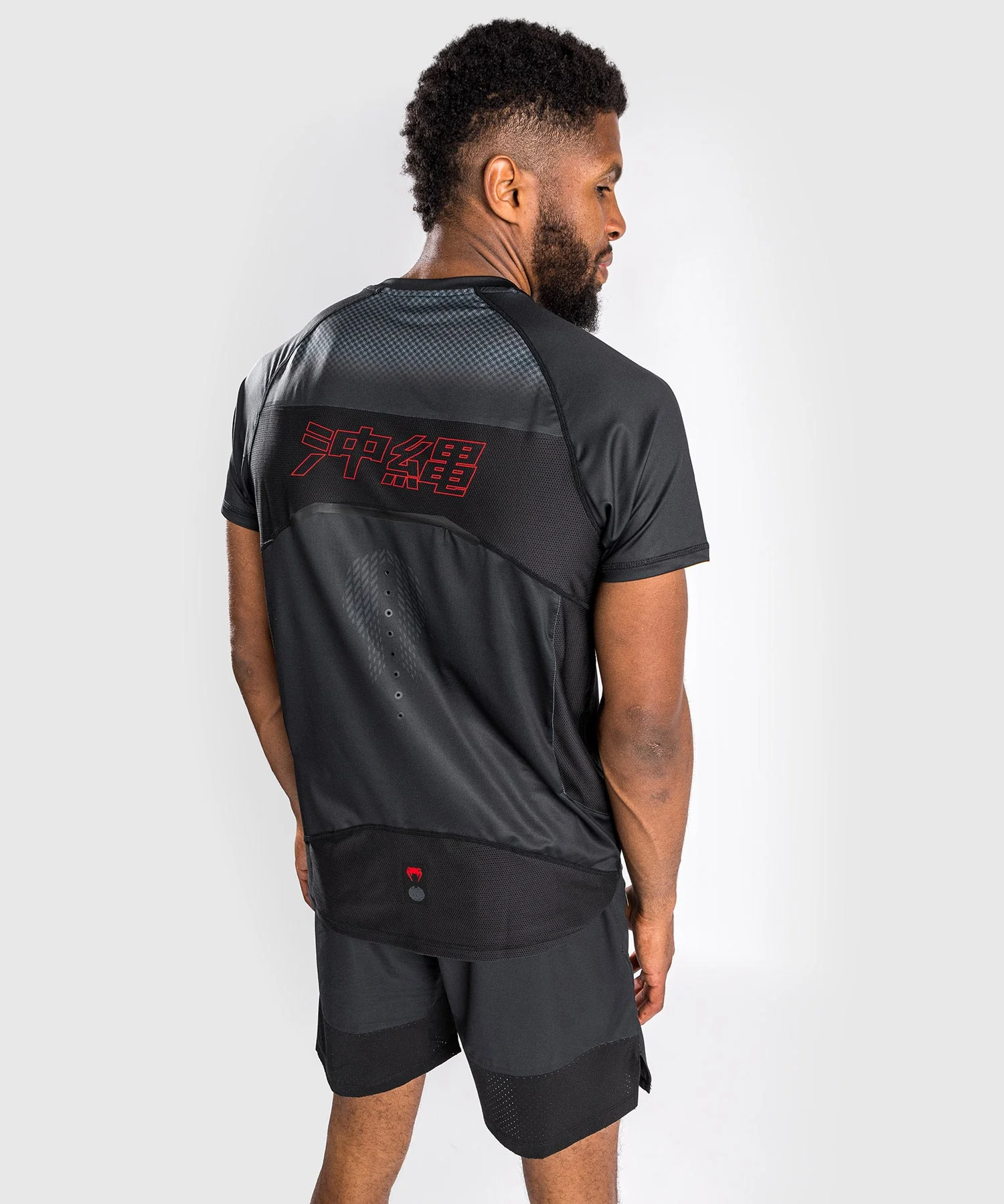 T-shirt dry tech - Manches Courtes - Venum Okinawa 3.0 - Noir/Rouge - Image 5
