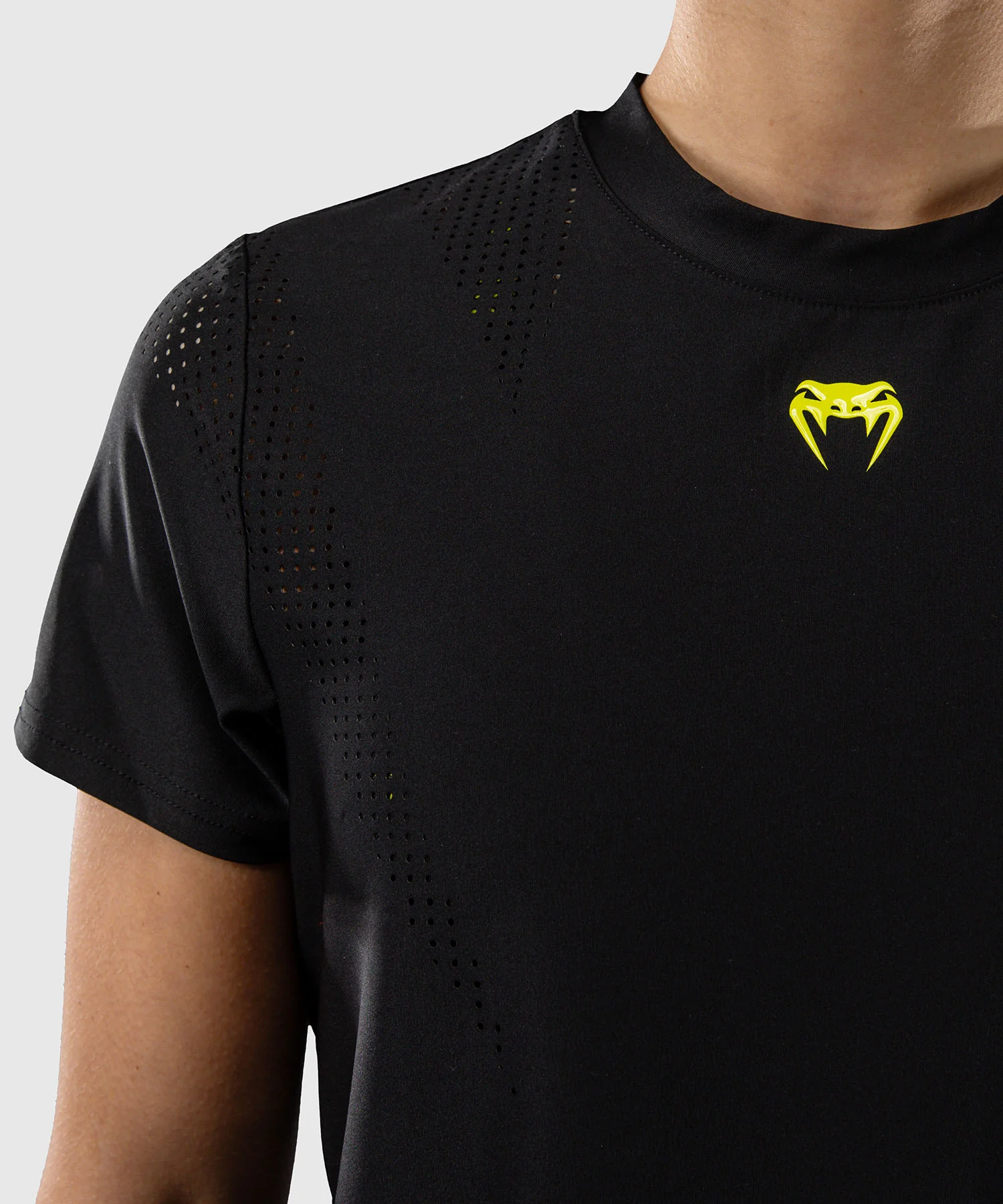 T-shirt Dry Tech Pour Femme Venum Lazer - Noir/Jaune - Image 5