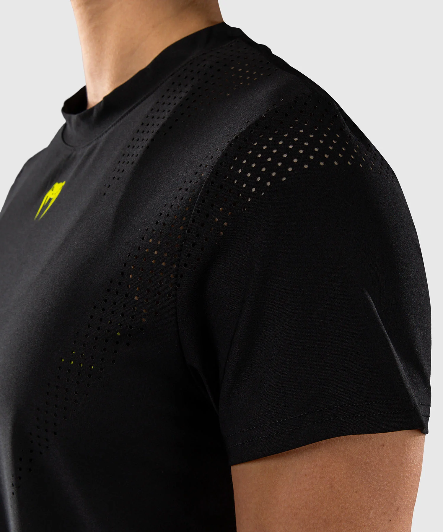 T-shirt Dry Tech Pour Femme Venum Lazer - Noir/Jaune - Image 6
