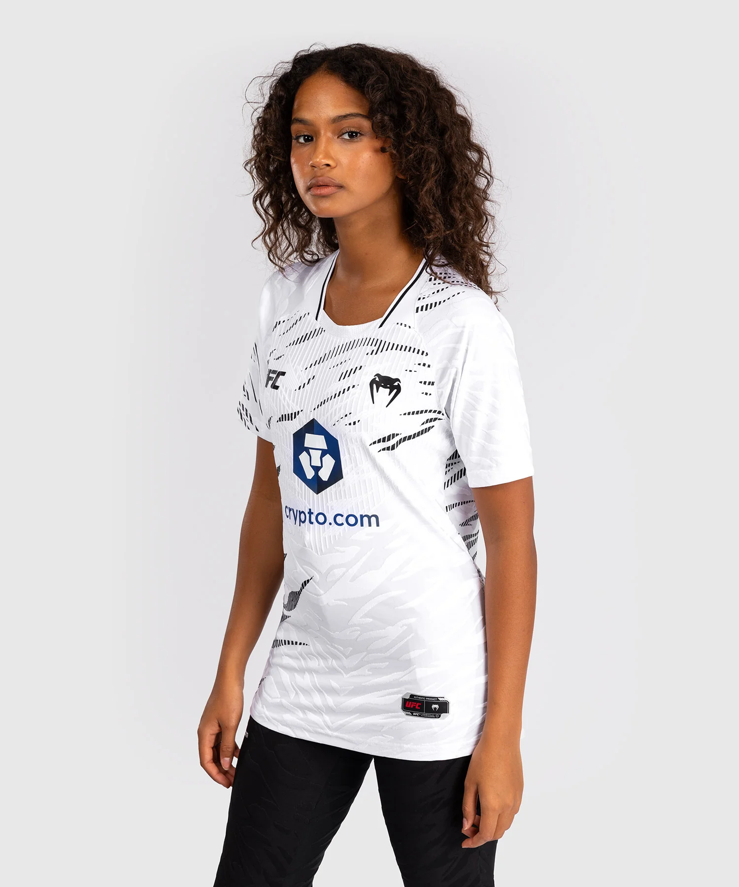 T-shirt Dry-Tech pour Femmes UFC Fusion by Venum Authentic Fight Night - Blanc - Image 2