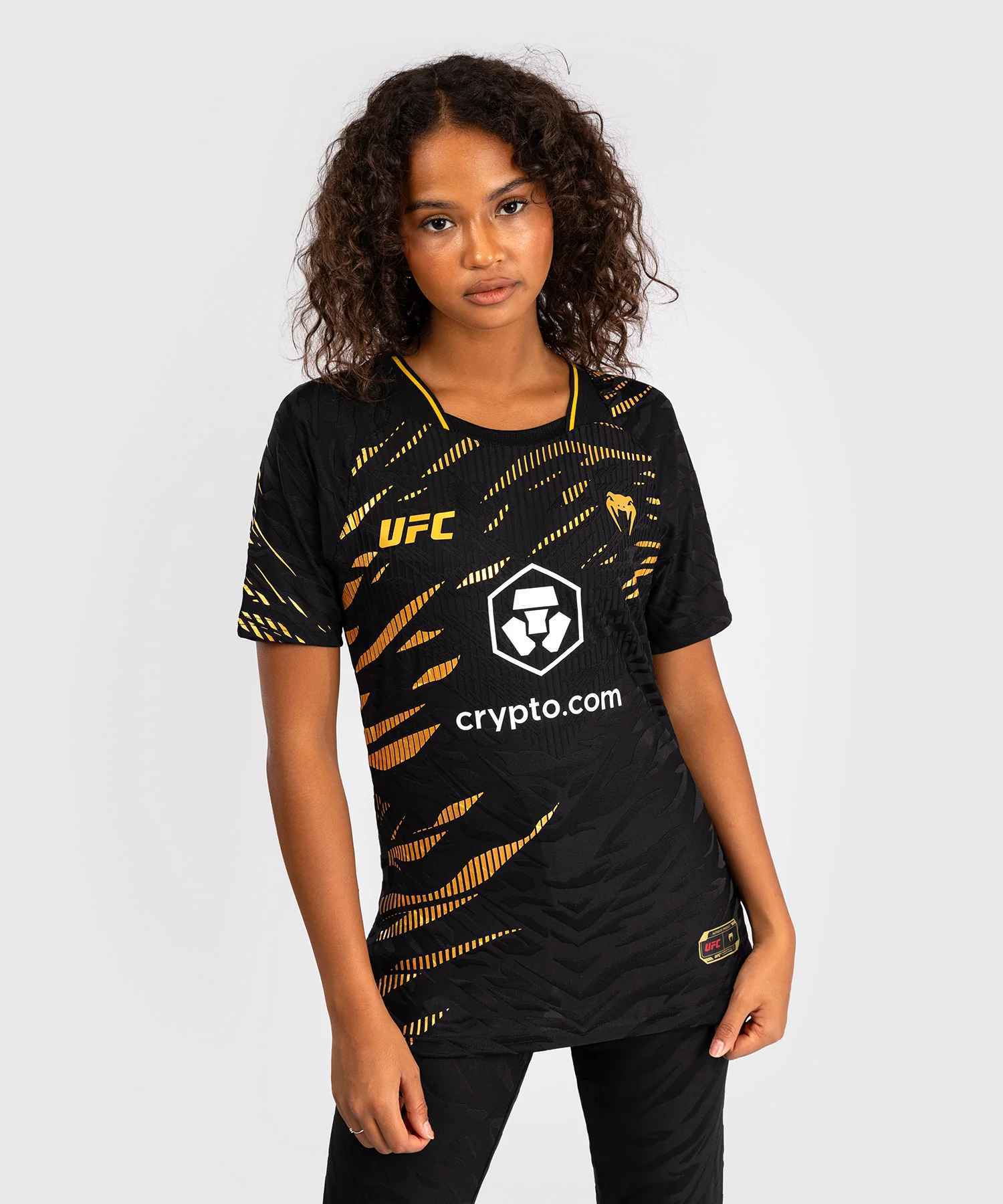 T-shirt Dry-Tech pour Femmes UFC Fusion by Venum Authentic Fight Night - Champion