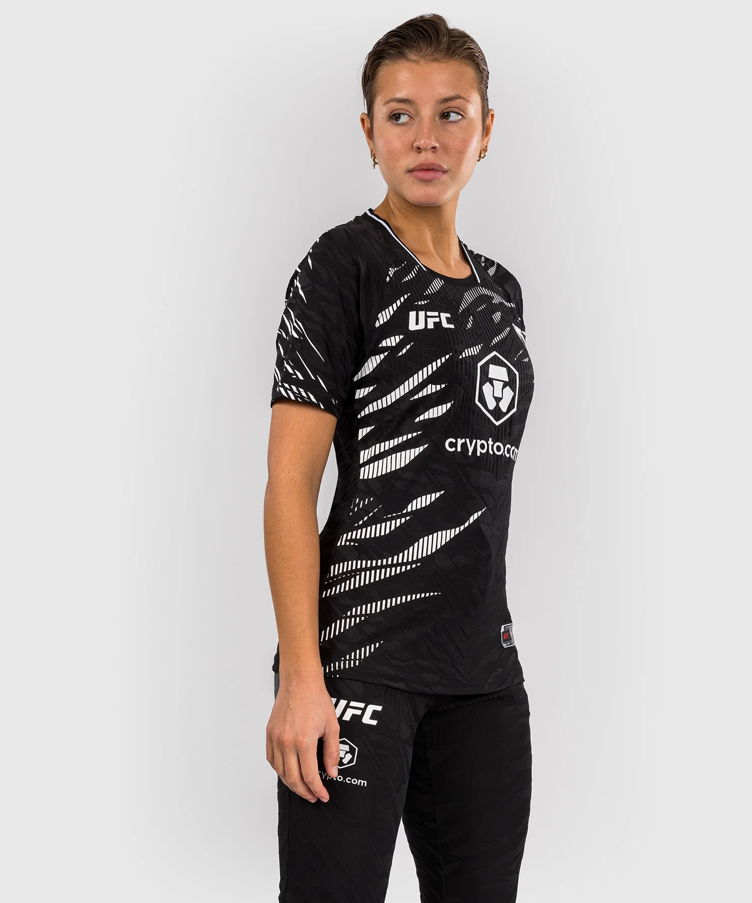 T-shirt Dry-Tech pour Femmes UFC Fusion by Venum Authentic Fight Night - Noir - Image 2