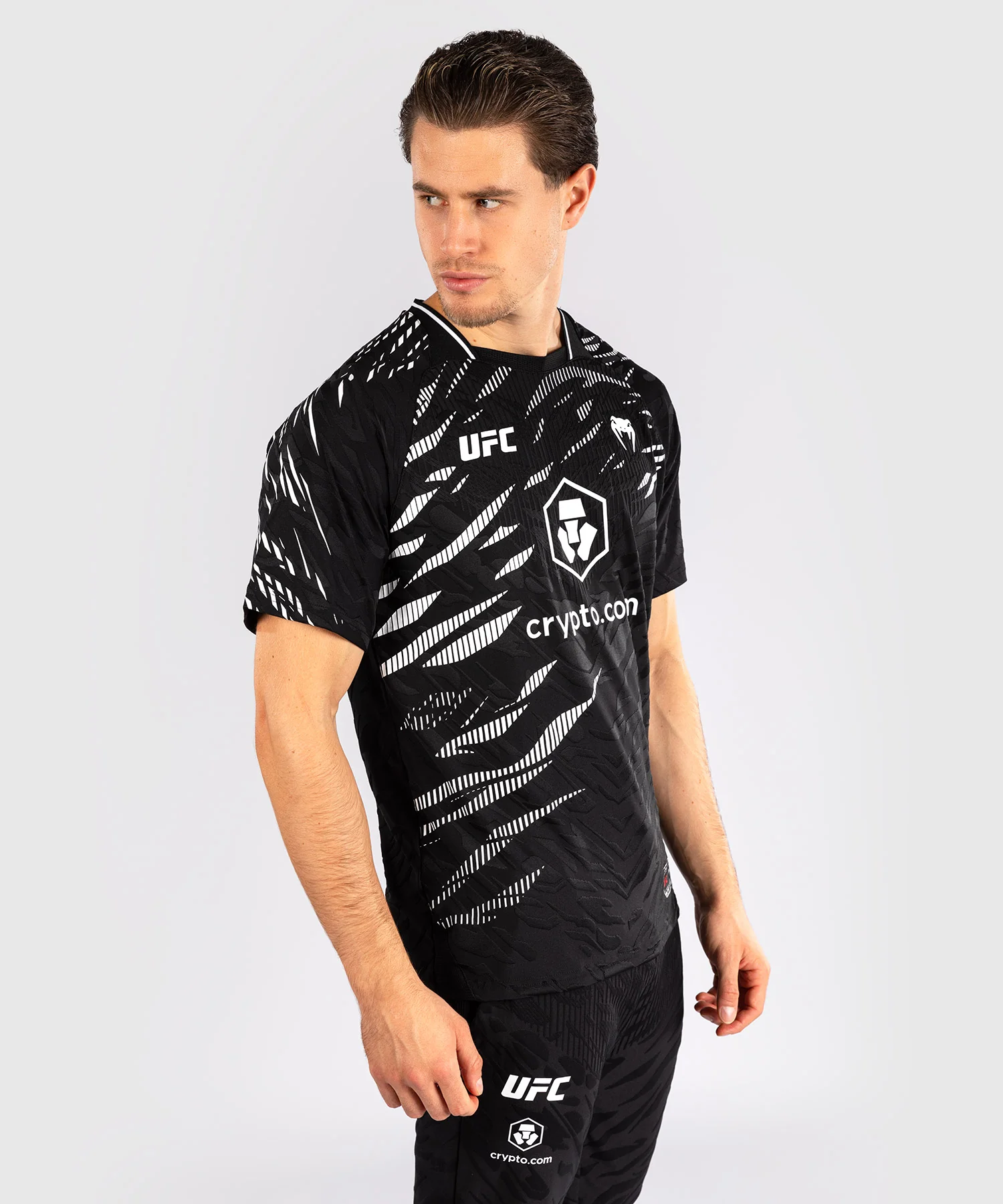 T-shirt Dry-Tech pour Hommes UFC Fusion by Venum Authentic Fight Night - Noir - Image 2