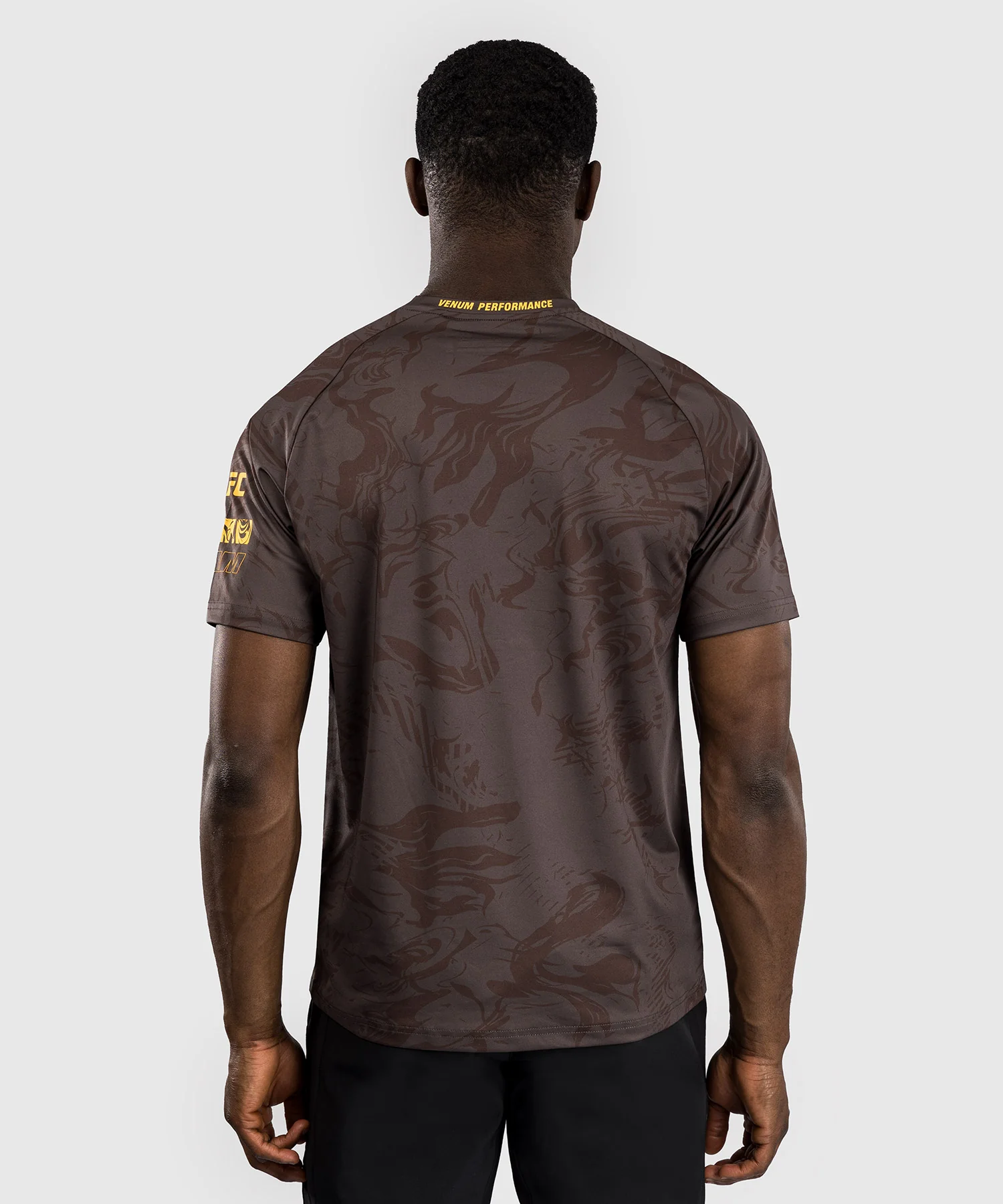 T-shirt Dry-Tech UFC Fusion by Venum Fight Week - Marron Terrestre - Image 3