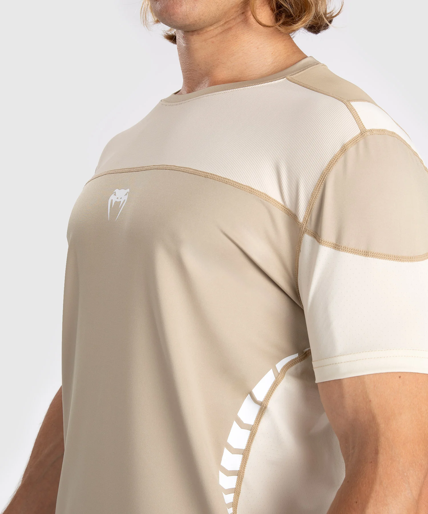 T-shirt Dry-Tech pour Hommes Venum Tempest - Beige/Sable - Image 4