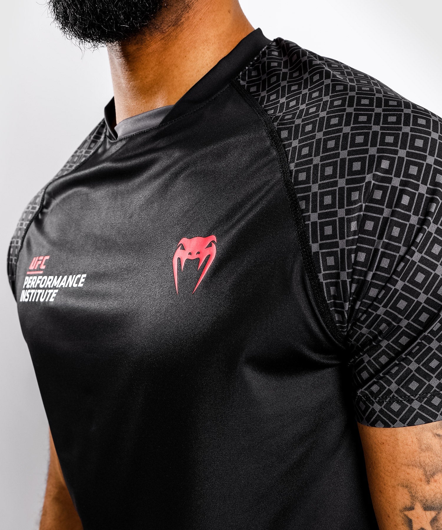 T-Shirt Dry Tech UFC Venum Performance Institute - Noir/Rouge - Image 7