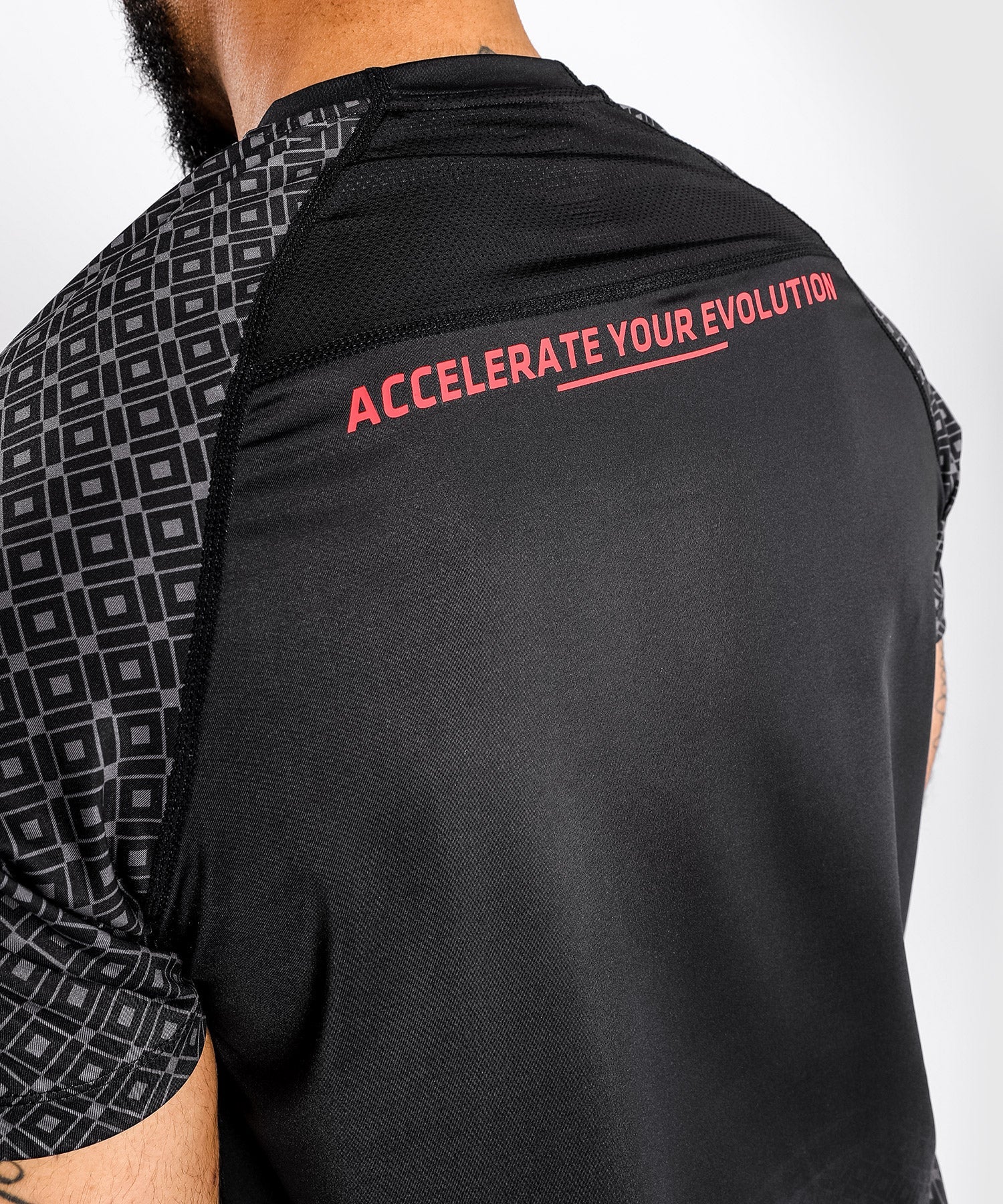 T-Shirt Dry Tech UFC Venum Performance Institute - Noir/Rouge - Image 8
