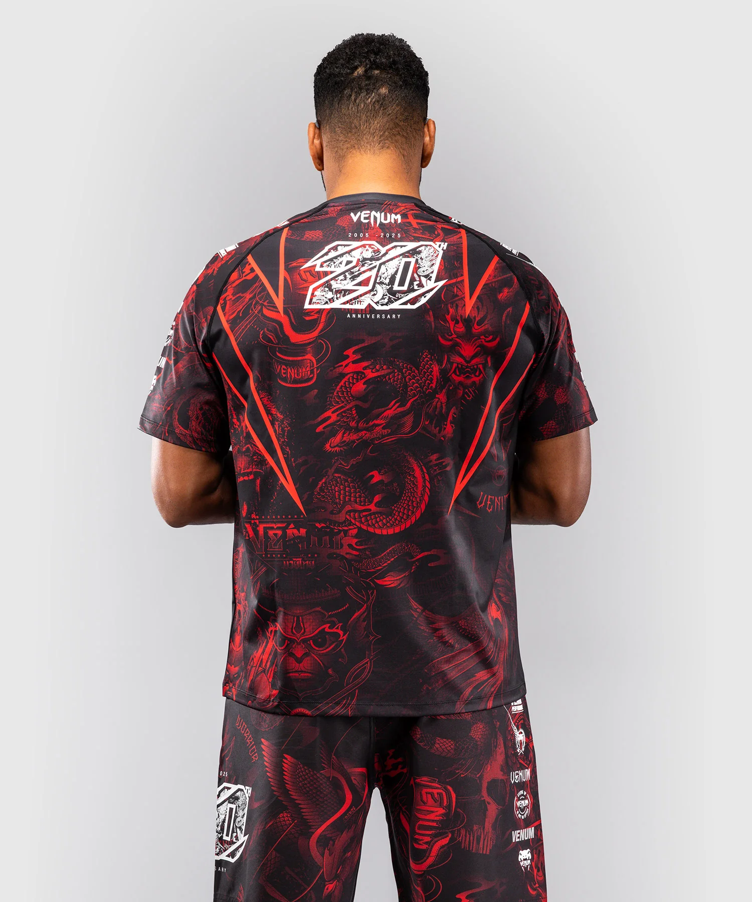 T-shirt Dry Tech Venum 20th Anniversary - Noir/Rouge - Image 4