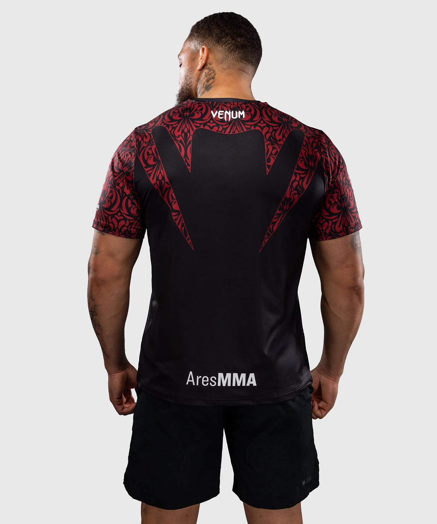 T-shirt Dry Tech Venum Bulgarian Top Team (BTT) – Noir/Rouge - Image 3