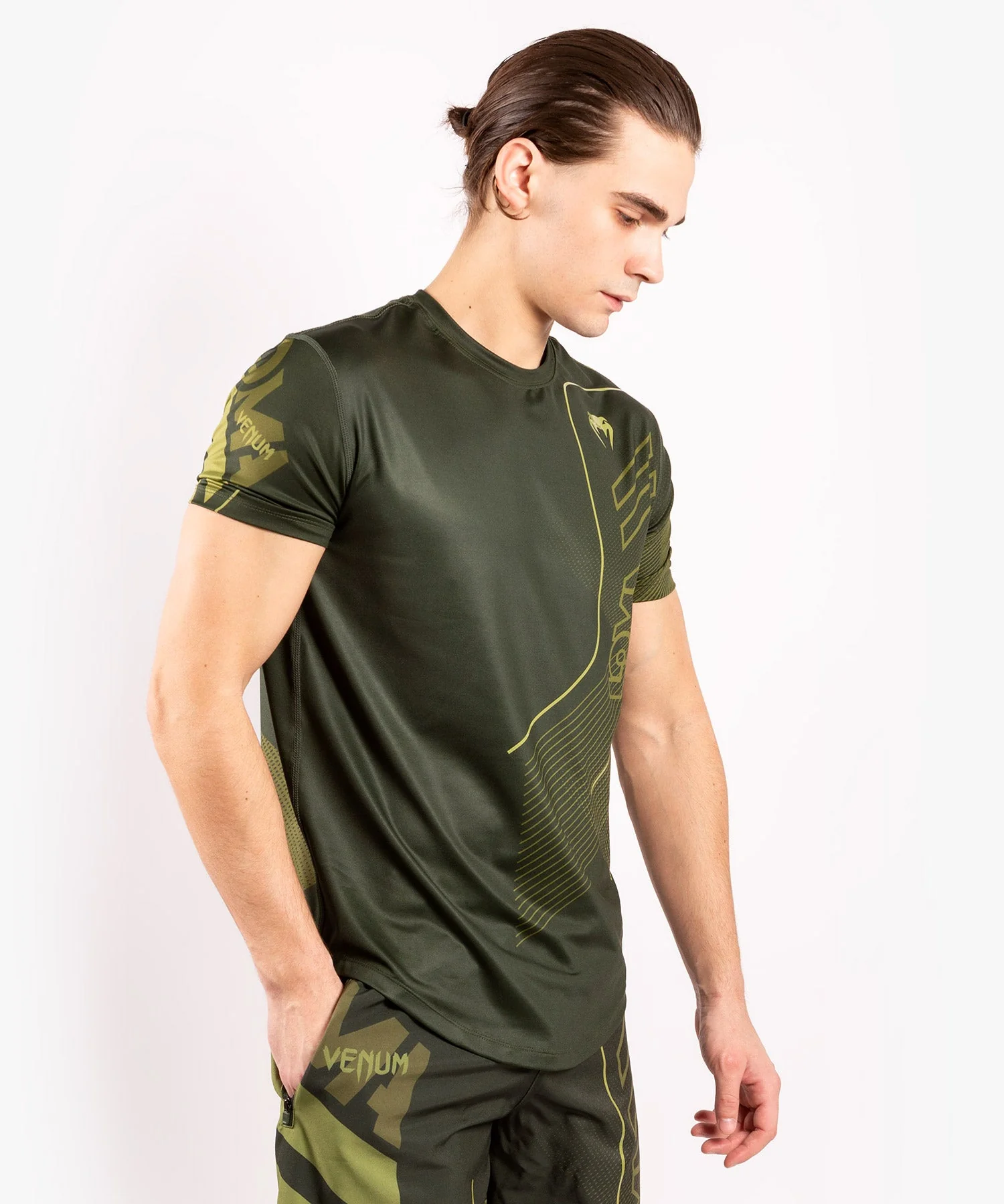 T-Shirt Dry Tech Venum Commando Edition Loma - Kaki - Image 3