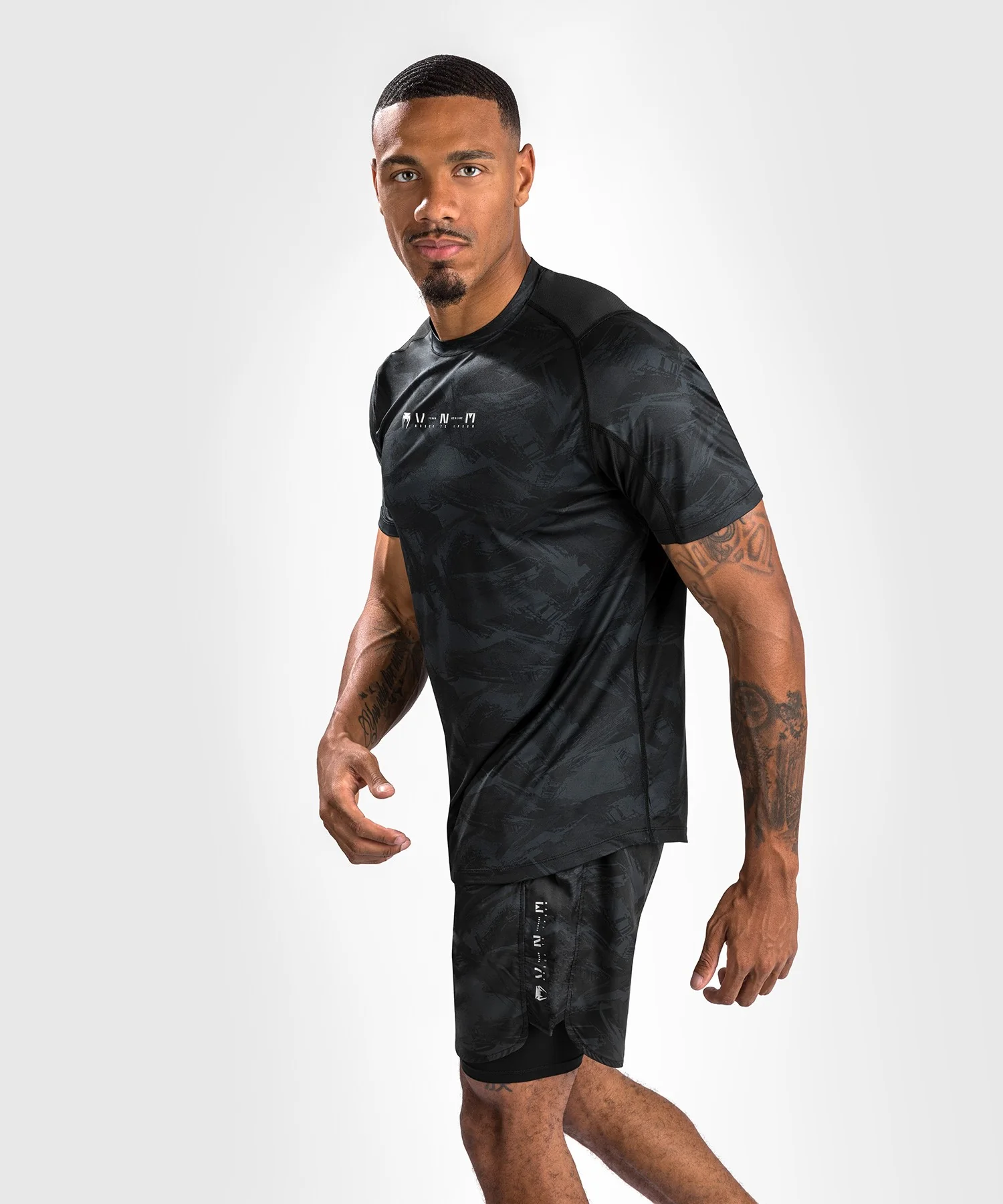 T-Shirt Dry Tech Venum Electron 3.0 - Manches Courtes - Noir