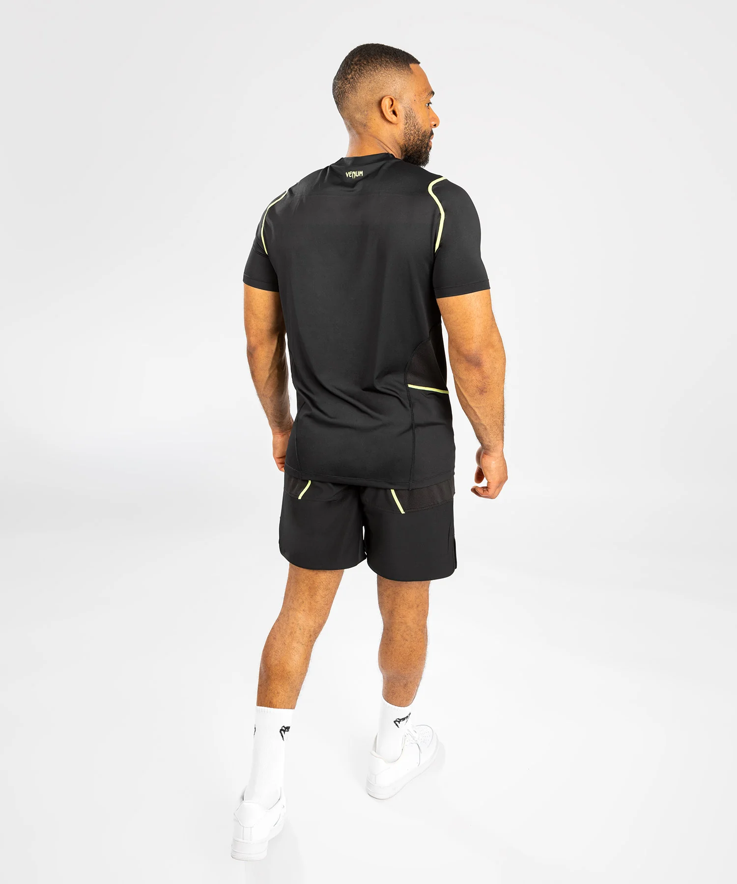 T-shirt Dry Tech Venum Fusion 2.0 - Noir/Jaune - Image 2