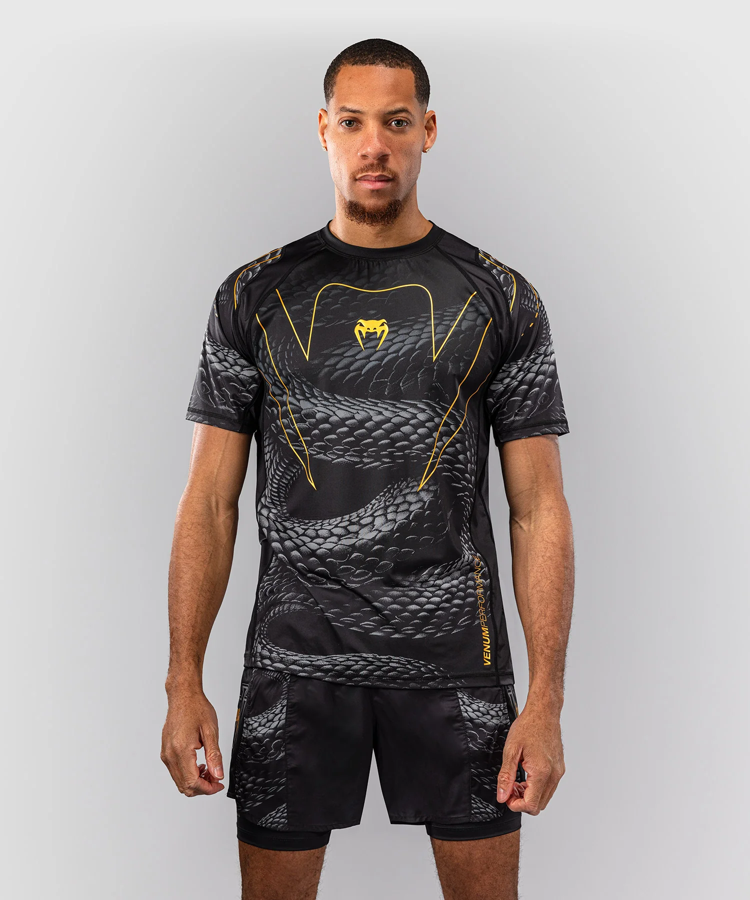 T-shirt Dry Tech Venum Matupa - Noir/Gris/Or