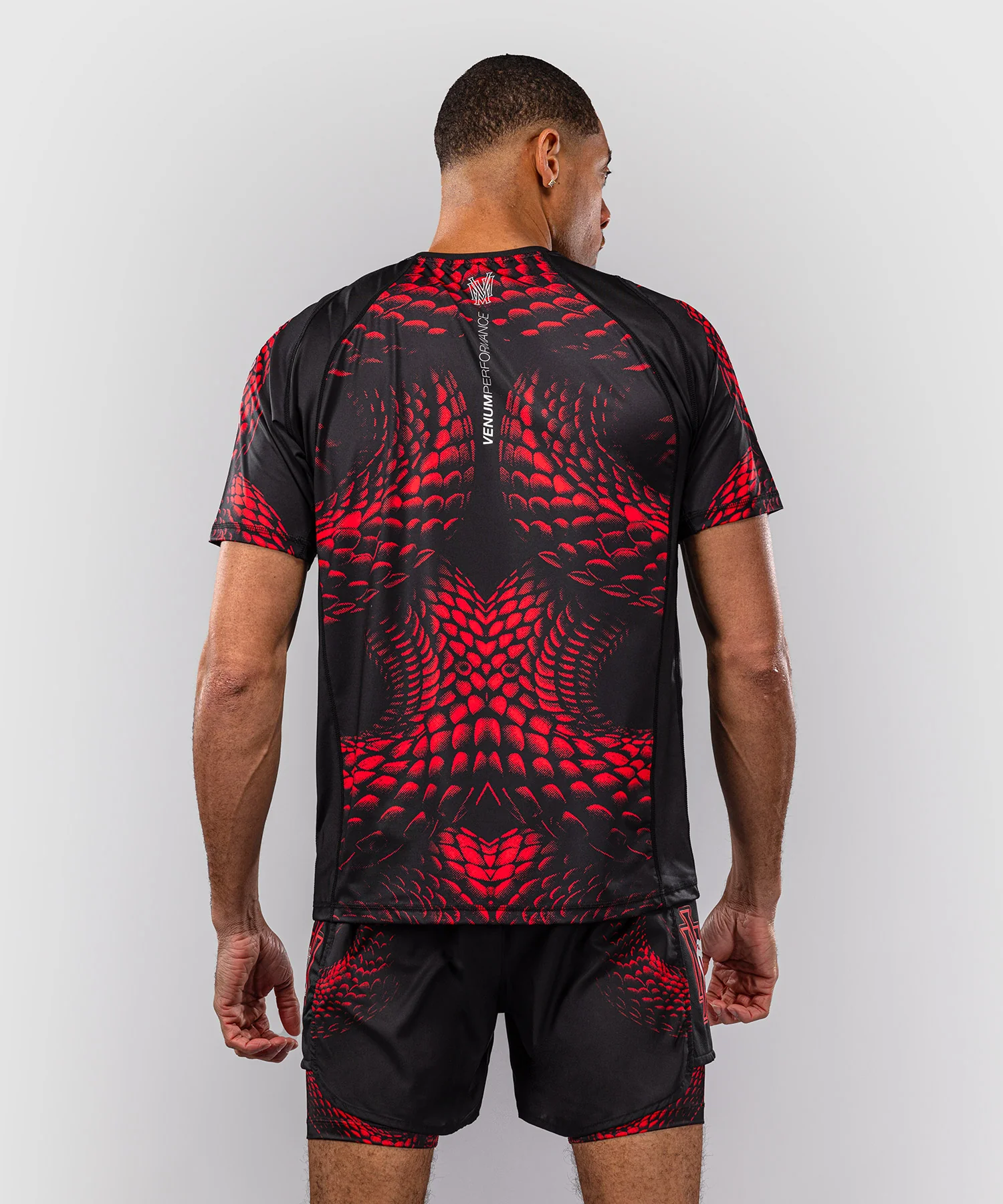 T-shirt Dry Tech Venum Matupa - Noir/Rouge/Argent - Image 4