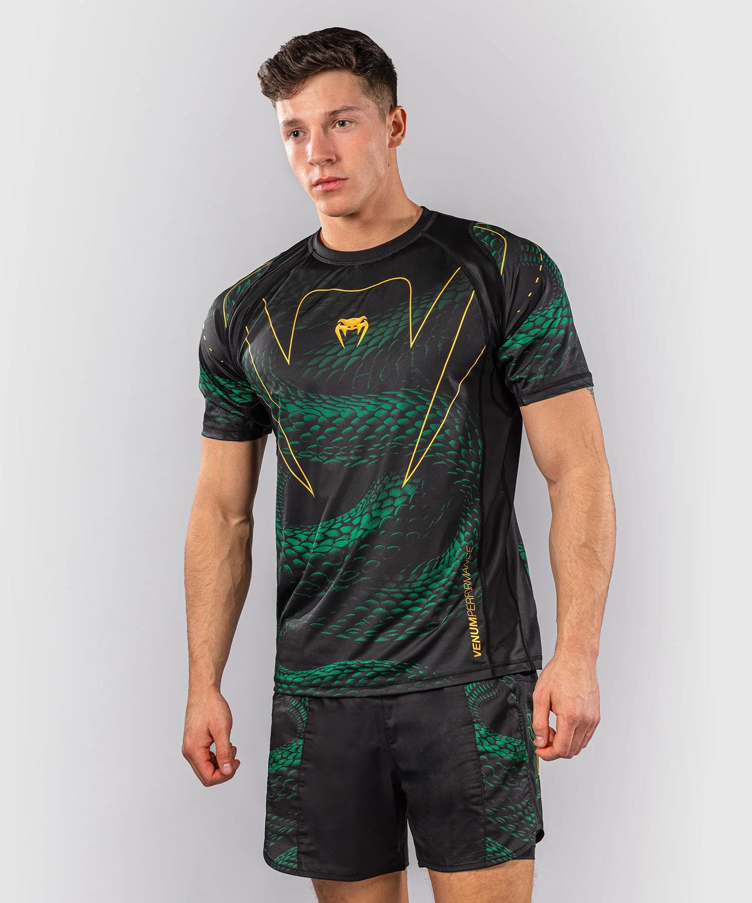 T-shirt Dry Tech Venum Matupa - Noir/Vert/Or - Image 2