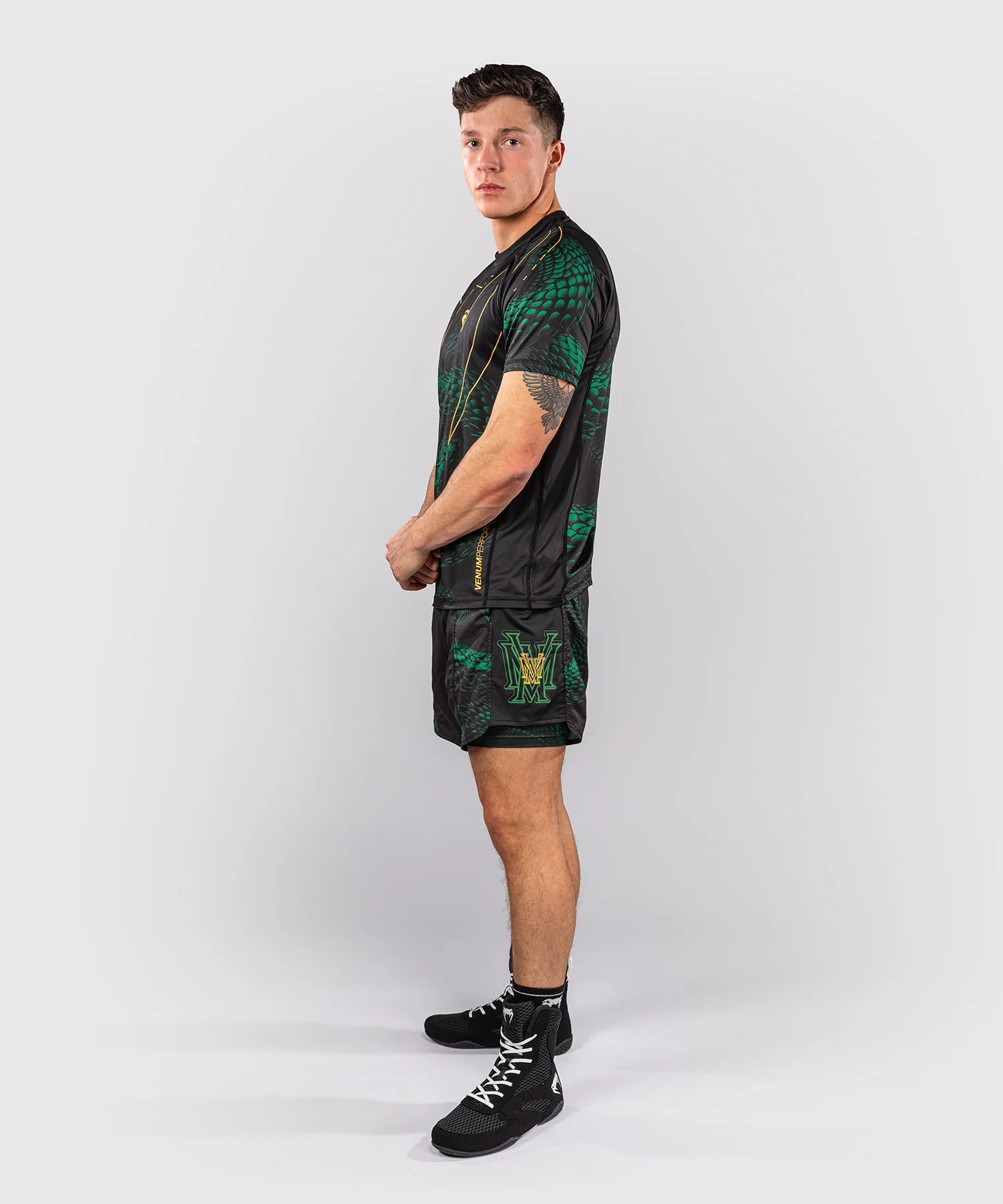 T-shirt Dry Tech Venum Matupa - Noir/Vert/Or - Image 7