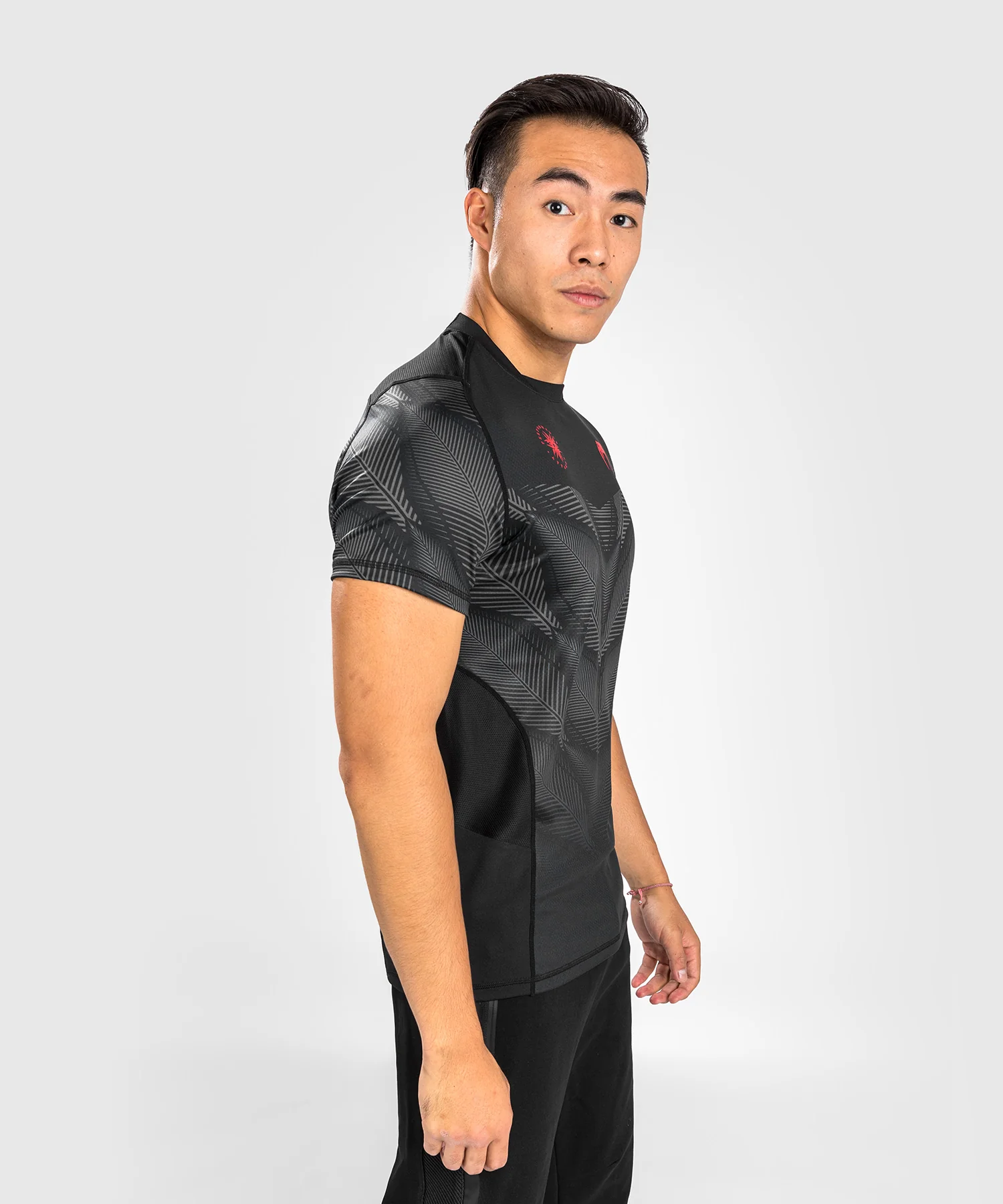 T-Shirt Dry Tech Venum Phantom - Noir/Rouge - Image 3