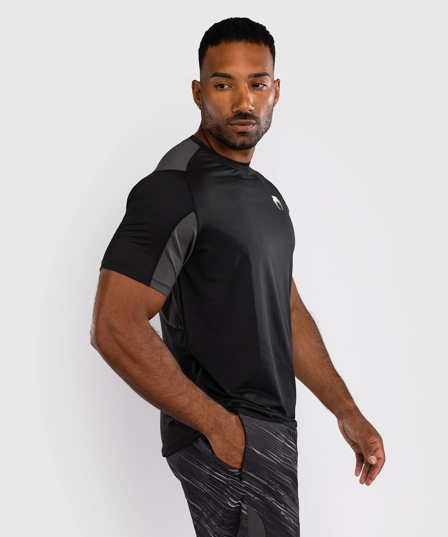 T-shirt Dry-Tech Venum Rapid - Noir/Gris Orage - Image 5