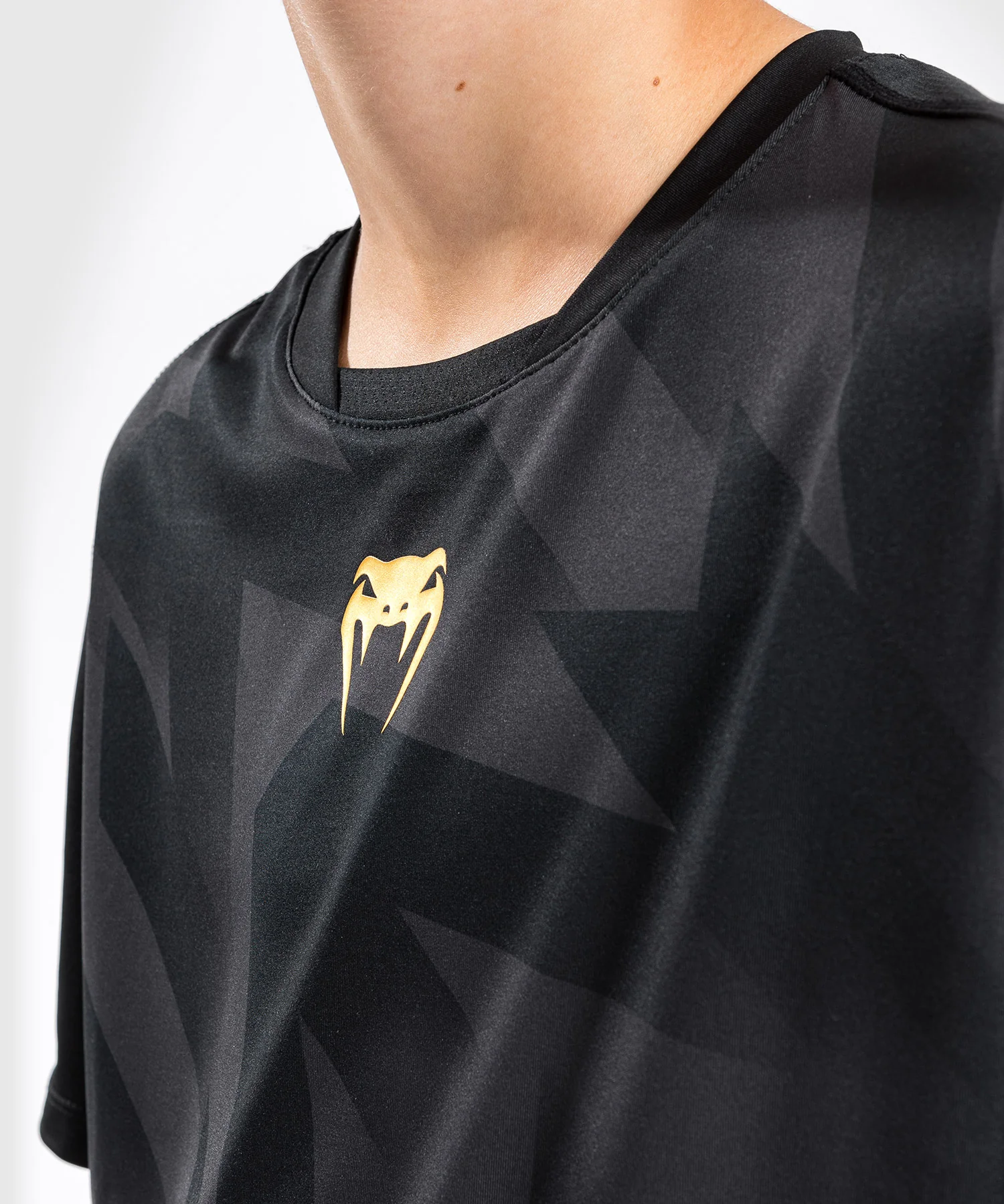 T-Shirt Dry Tech Venum Razor - Pour Enfants - Noir/Or - Image 5