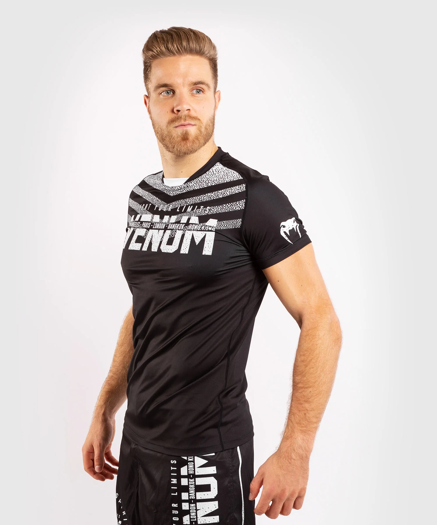 T-shirt Dry Tech Venum Signature - Noir/Blanc - Image 2