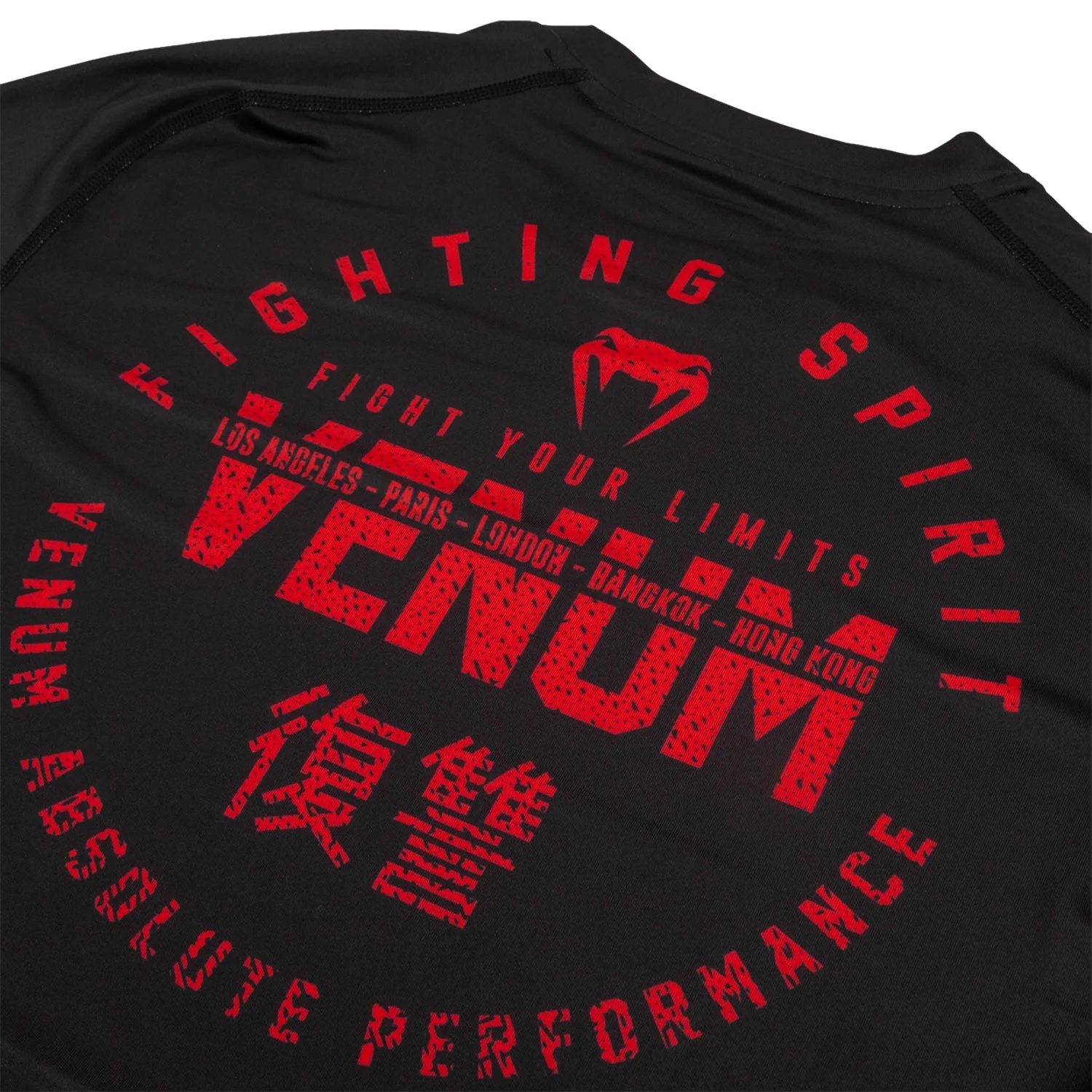 T-shirt Dry Tech Venum Signature - Noir/Rouge - Image 6