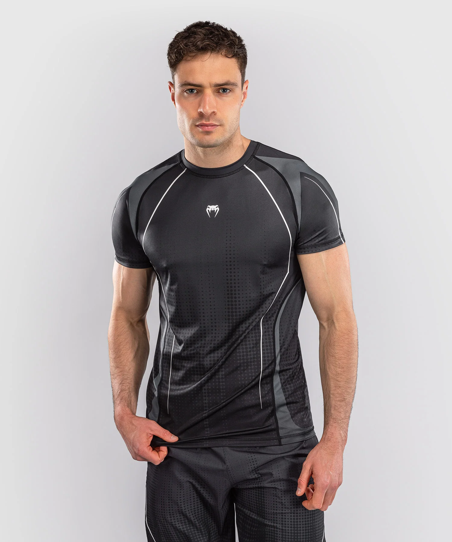 T-shirt Dry Tech Venum Stealth – Noir/Blanc