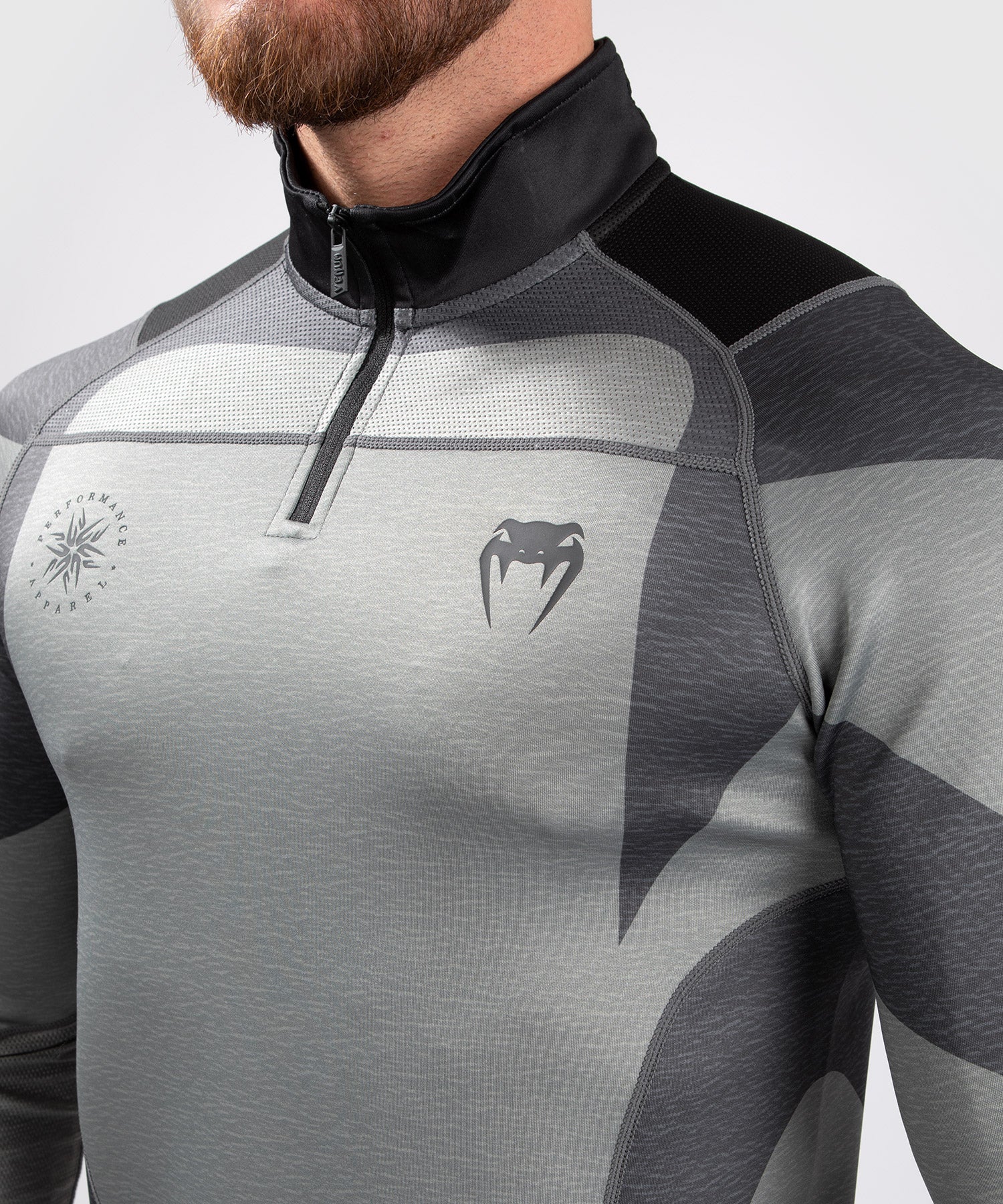 T-shirt Dry Tech Venum Stone - Manches Longues - Vert Minéral - Image 4