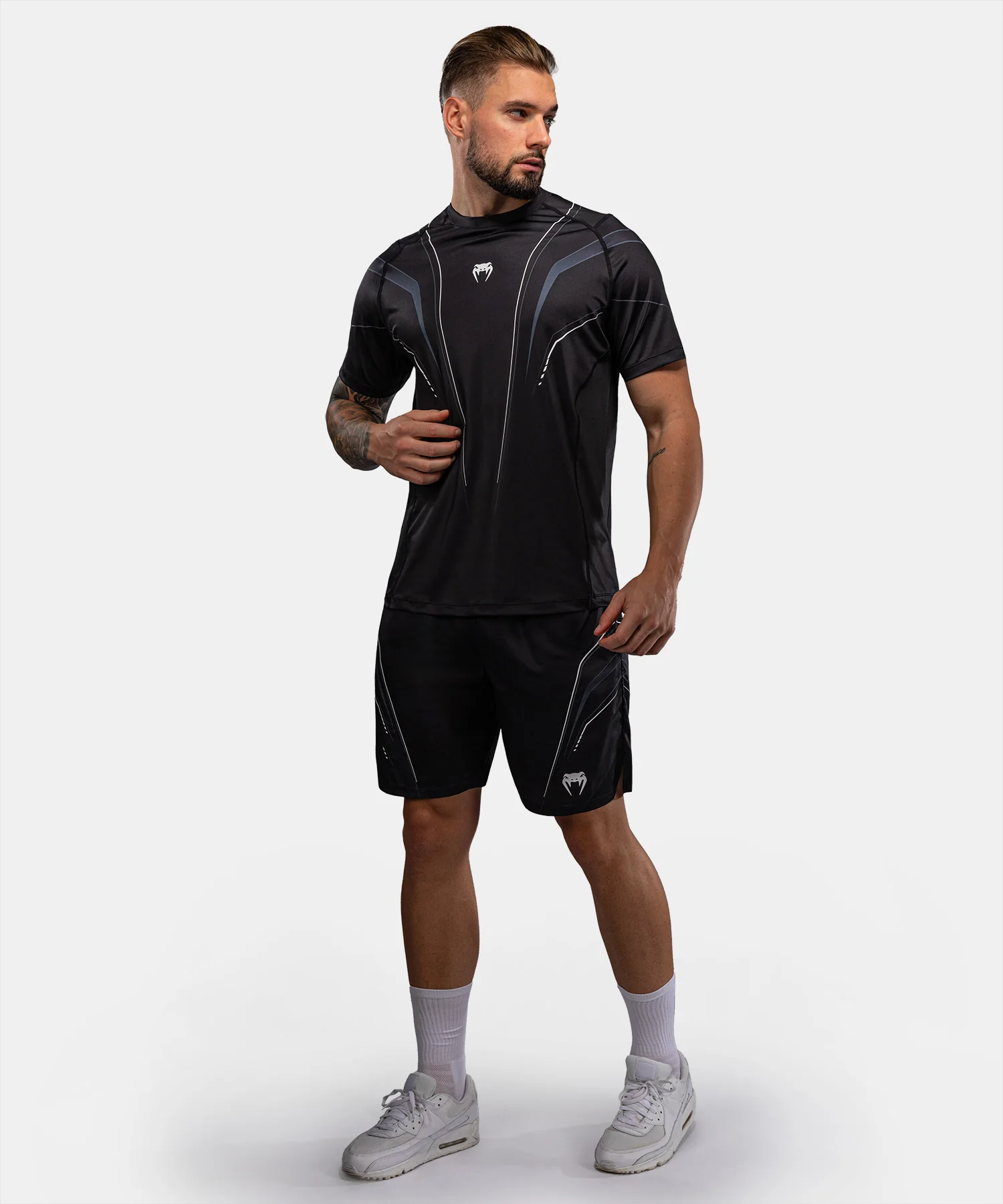 T-shirt Dry Tech Venum Streamline – Noir/Blanc - Image 4