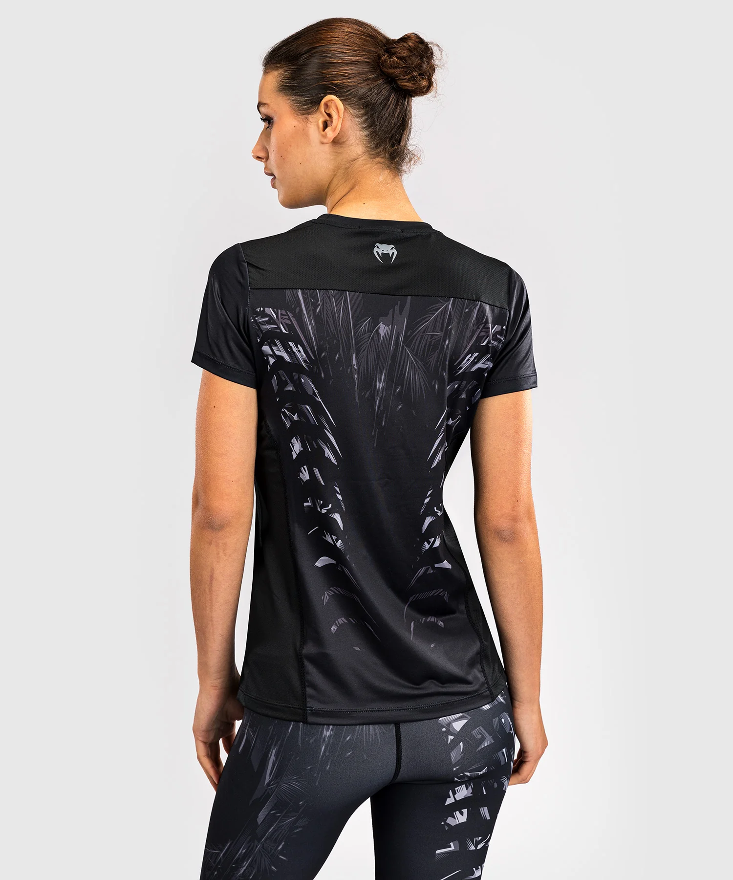 T-Shirt Dry-Tech Venum Tiger pour Femmes - Noir/Argent - Image 2