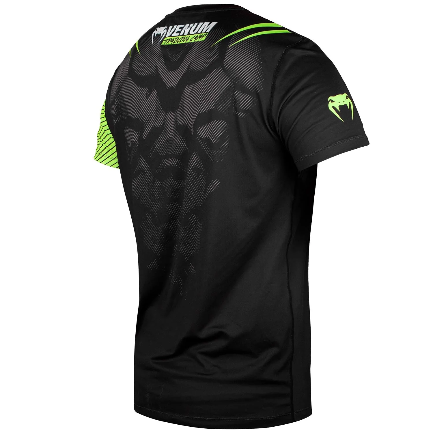 T-shirt Dry Tech Venum Training Camp 2.0 - Noir/Jaune fluo - Exclusivité - Image 3