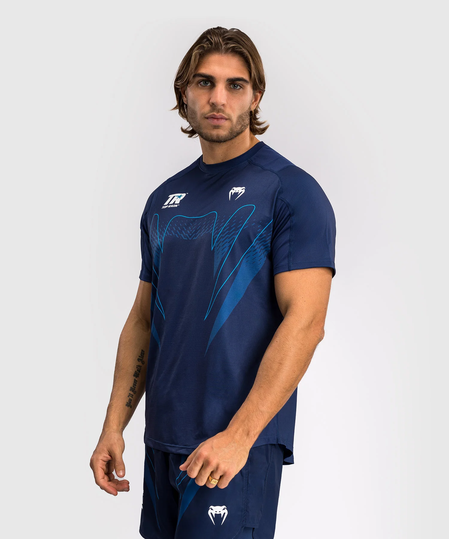 T-Shirt Dry-Tech Venum x Top Rank Original - Bleu Marine - Image 2