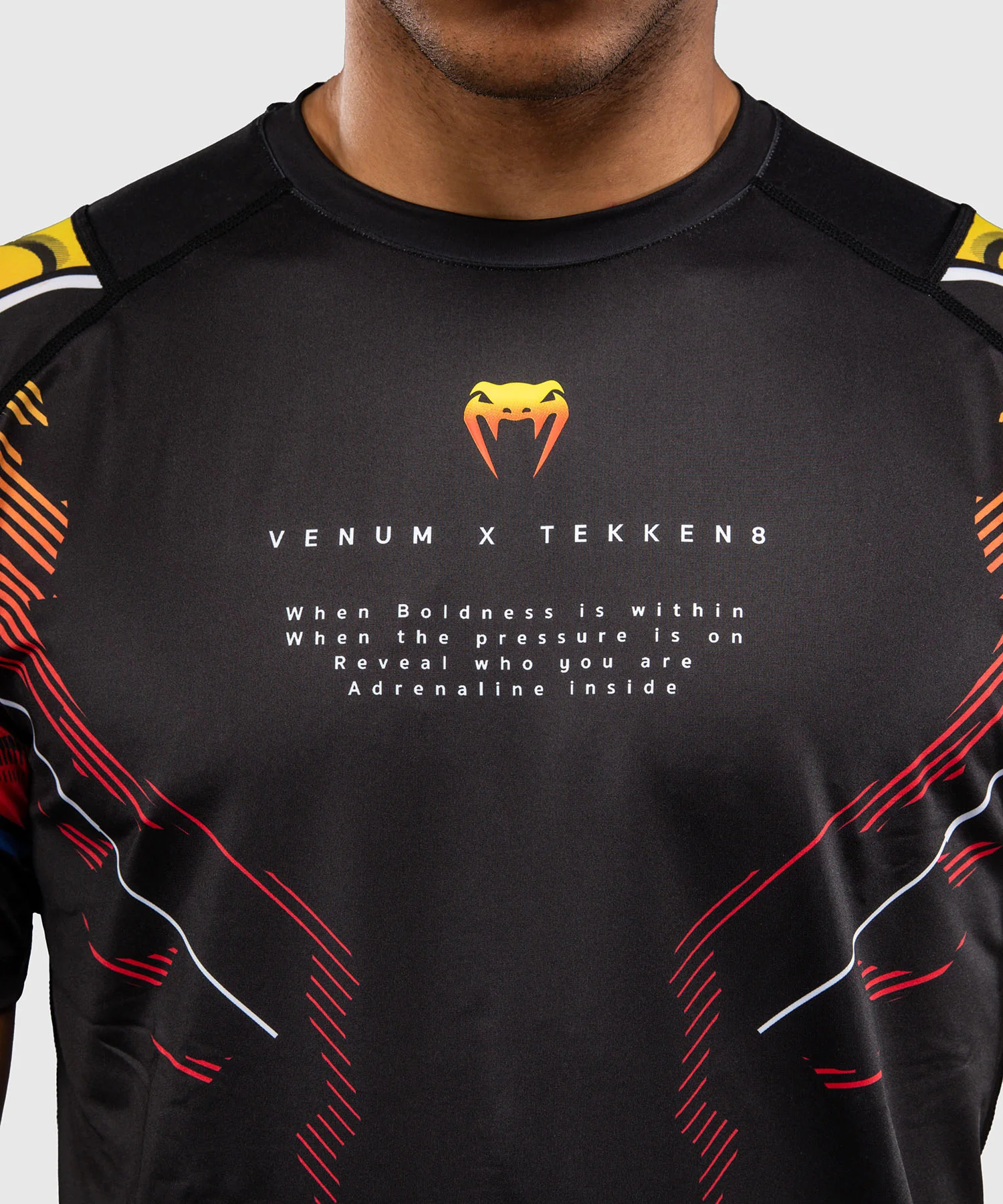 T-shirt Dry Tech Yoshimitsu Venum x TEKKEN 8 - Noir/Orange - Image 4