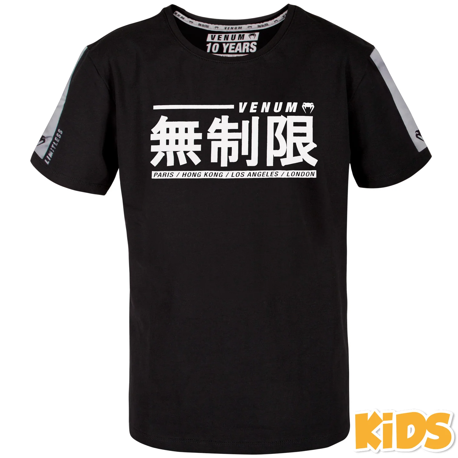 T-shirt Enfant Venum Limitless Kids - Noir/Blanc