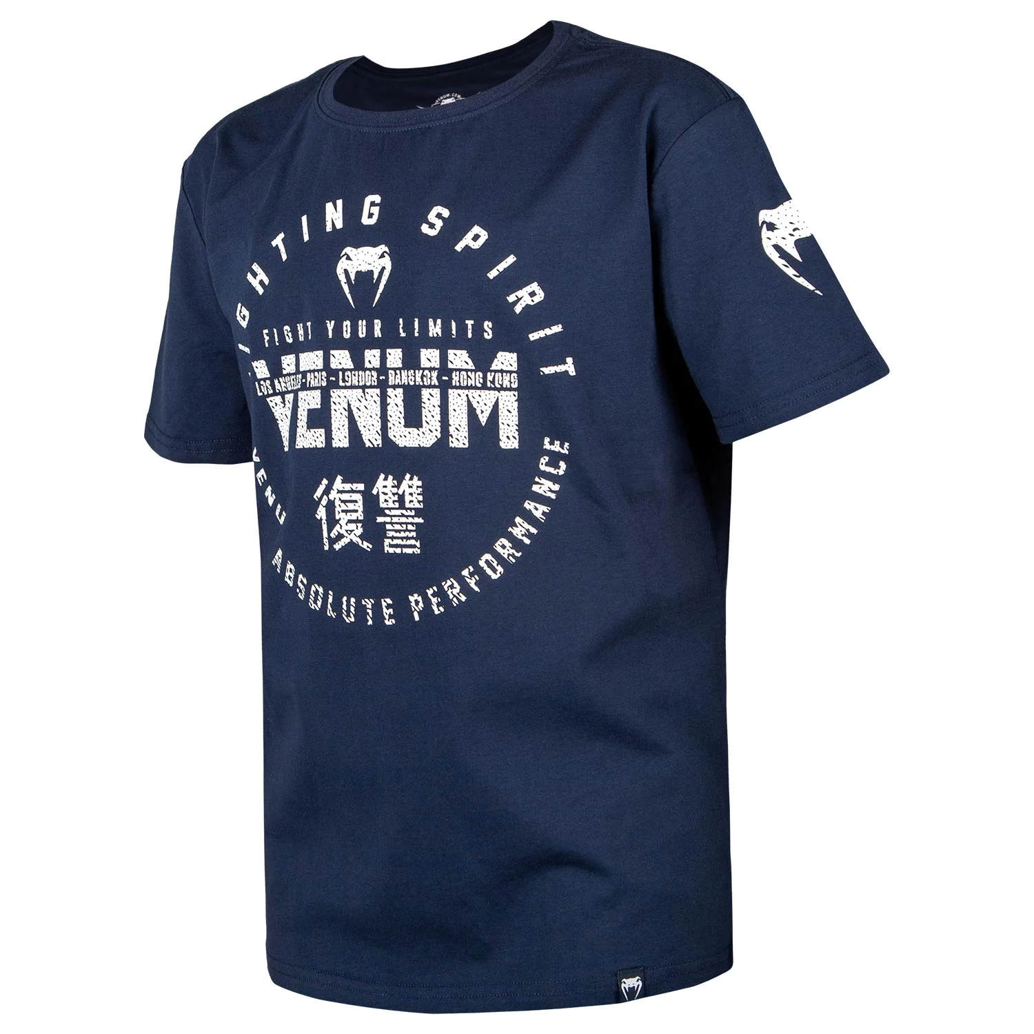 T-shirt Enfant Venum Signature Kids - Bleu Marine - Image 2