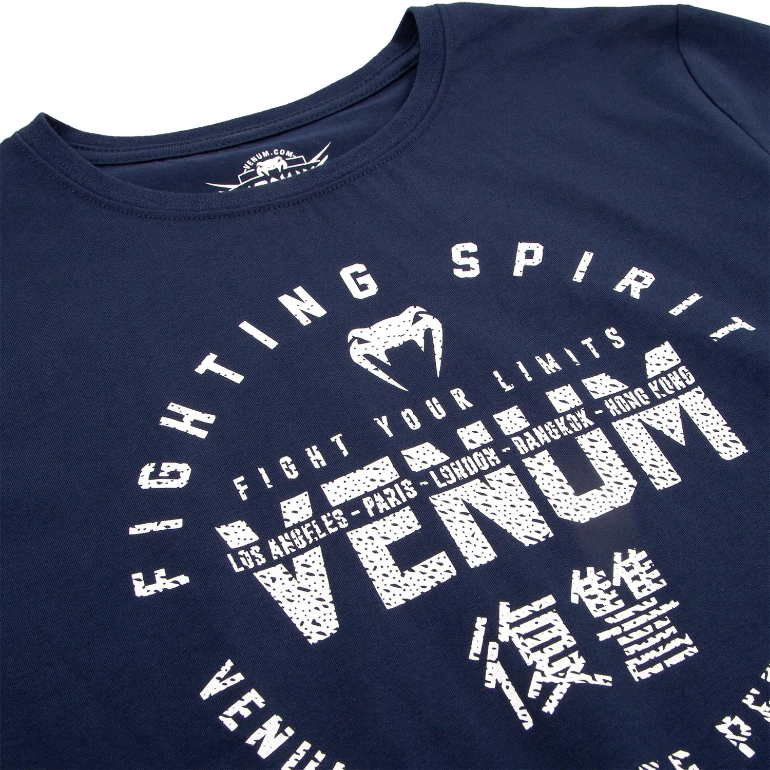T-shirt Enfant Venum Signature Kids - Bleu Marine - Image 4