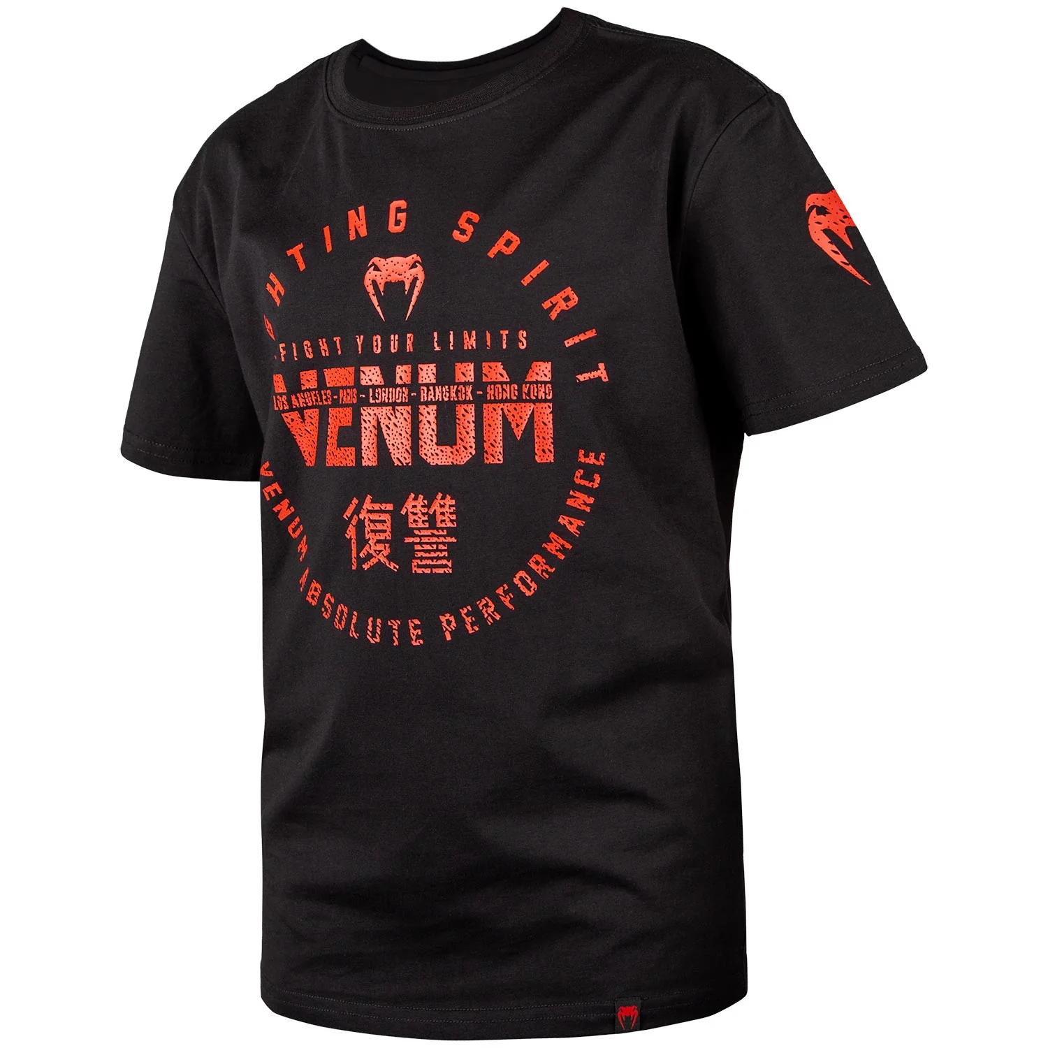 T-shirt Enfant Venum Signature Kids - Noir/Rouge - Image 2