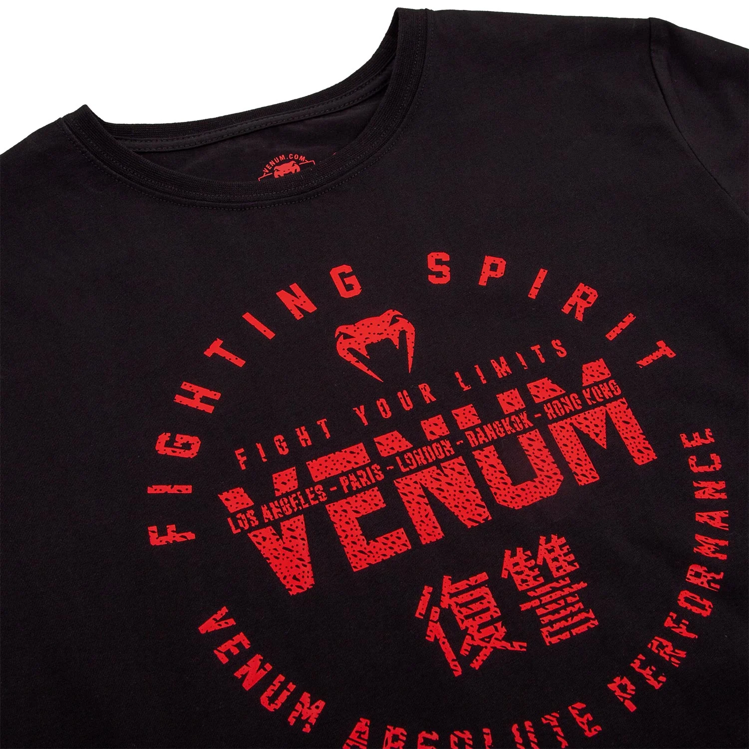 T-shirt Enfant Venum Signature Kids - Noir/Rouge - Image 4