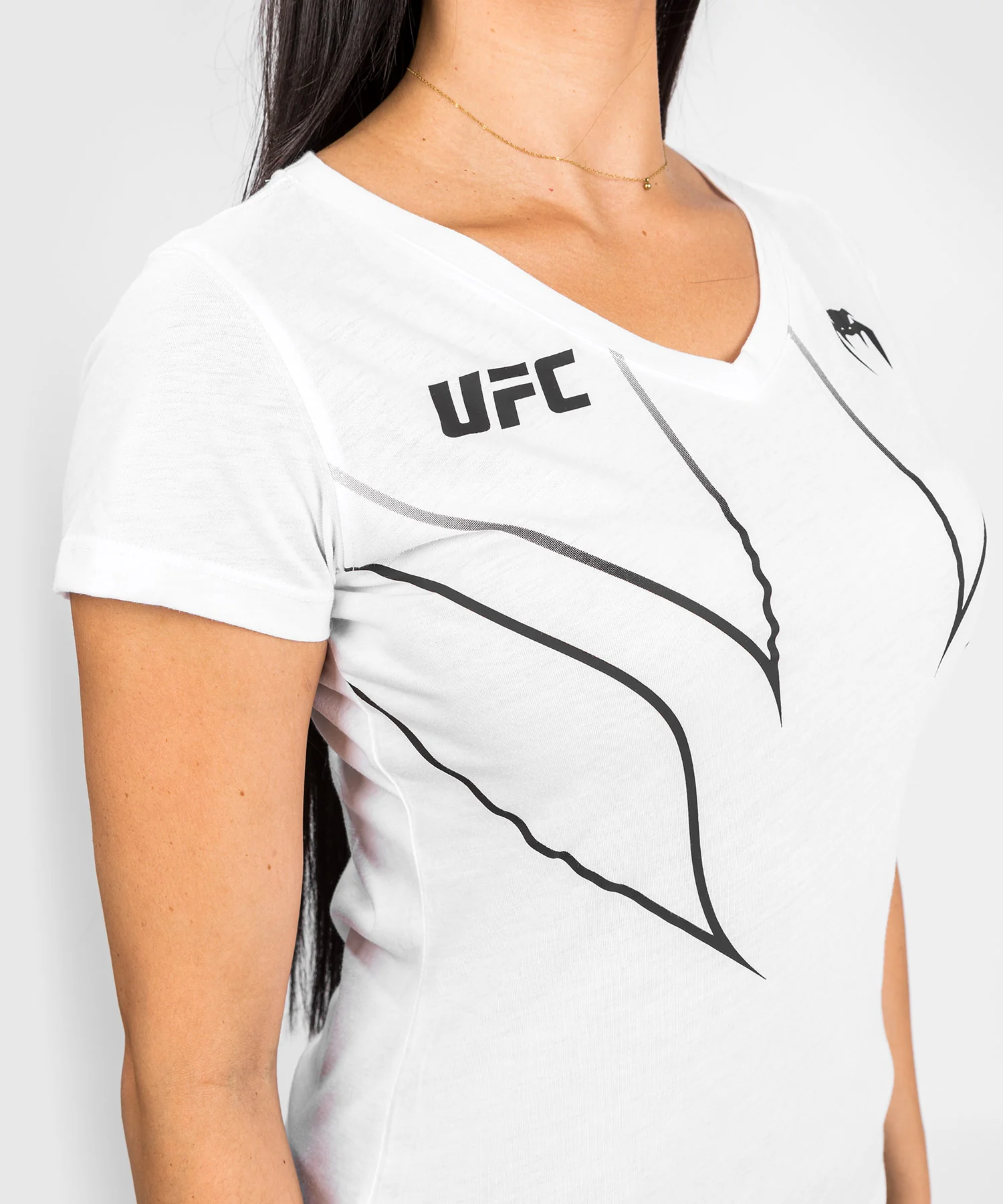 T-shirt Femme UFC Venum Fight Night 2.0 Replica - Blanc - Image 6