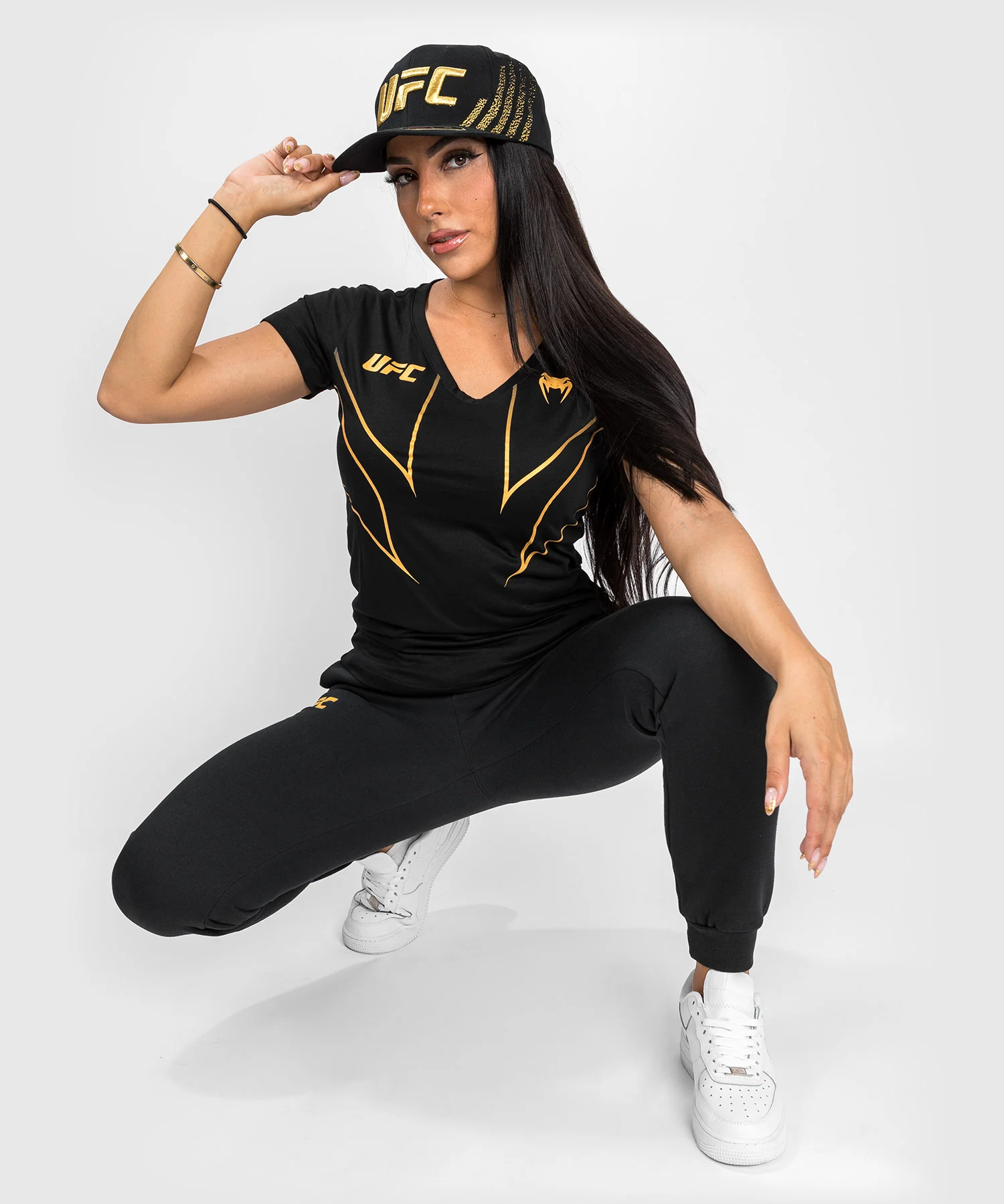 T-shirt Femme UFC Venum Fight Night 2.0 Replica - Champion - Image 3