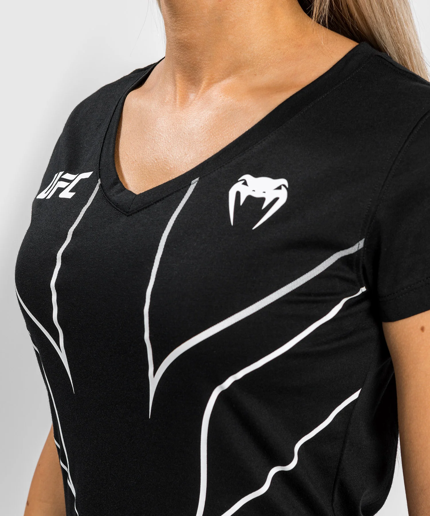 T-shirt Femme UFC Venum Fight Night 2.0 Replica - Noir - Image 5