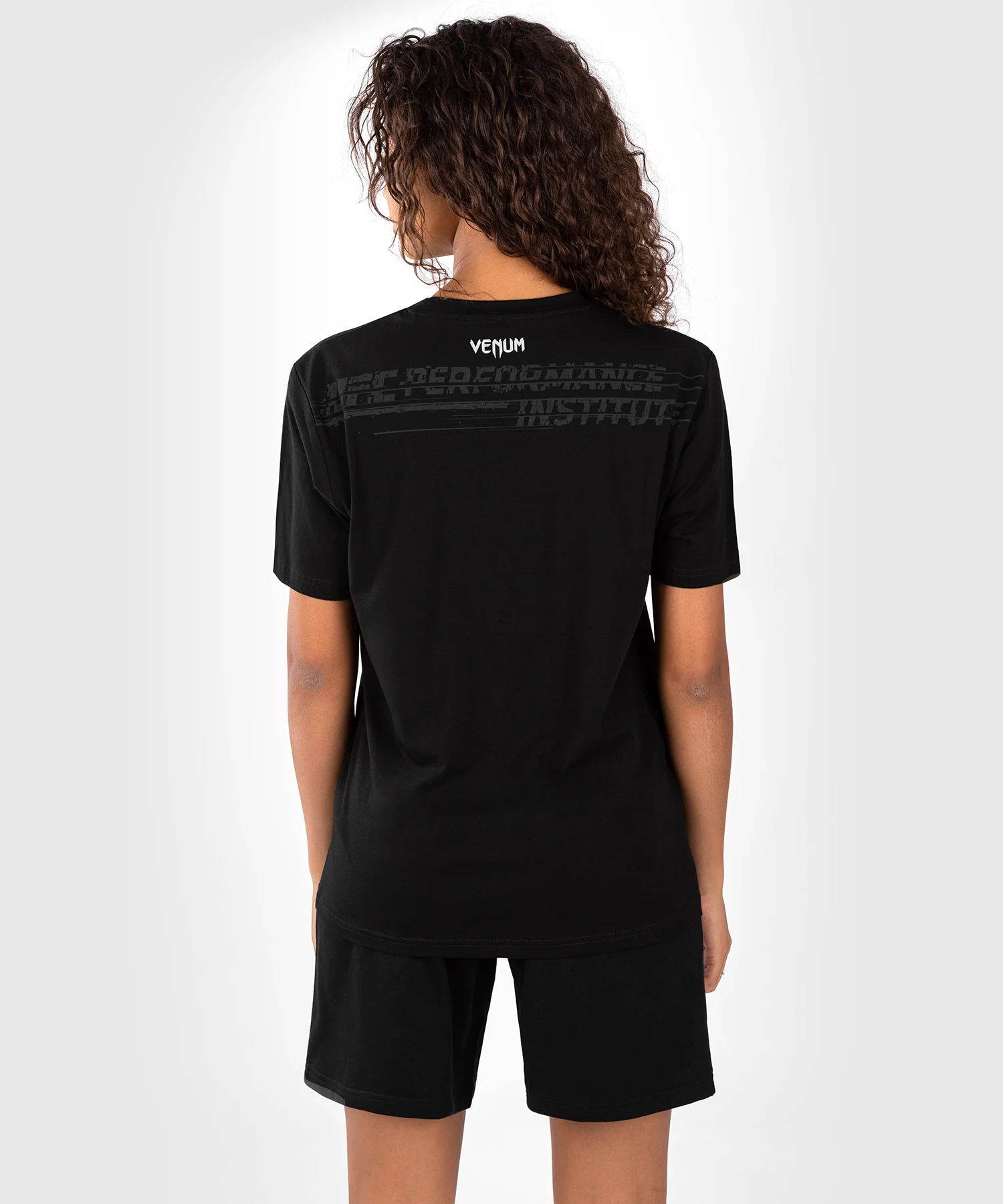 T-Shirt Femme UFC Venum Performance Institute 2.0 - Noir/Rouge - Image 2