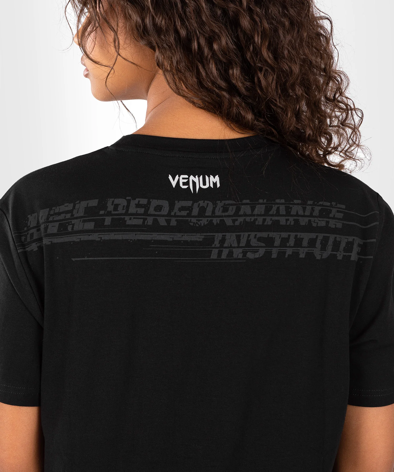 T-Shirt Femme UFC Venum Performance Institute 2.0 - Noir/Rouge - Image 6