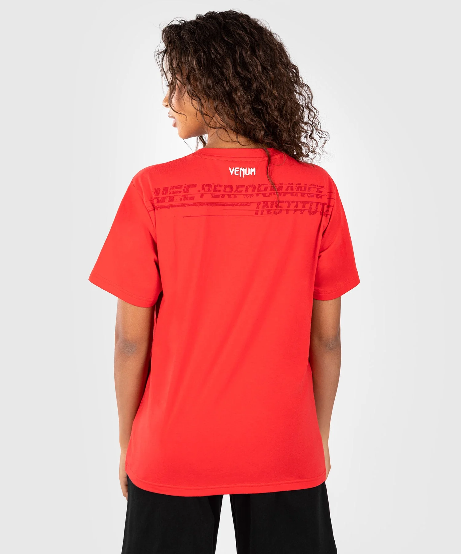 T-Shirt Femme UFC Venum Performance Institute 2.0 - Rouge - Image 2